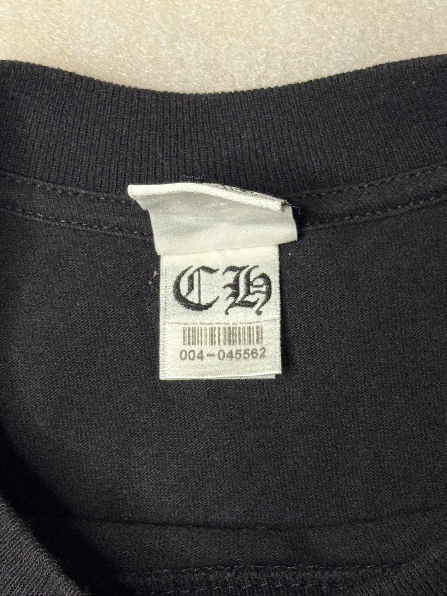 Chrome Hearts Chrome Hearts Vintage Blue Cross Pocket Tee Size US S / EU 44-46 / 1 - 8 Thumbnail