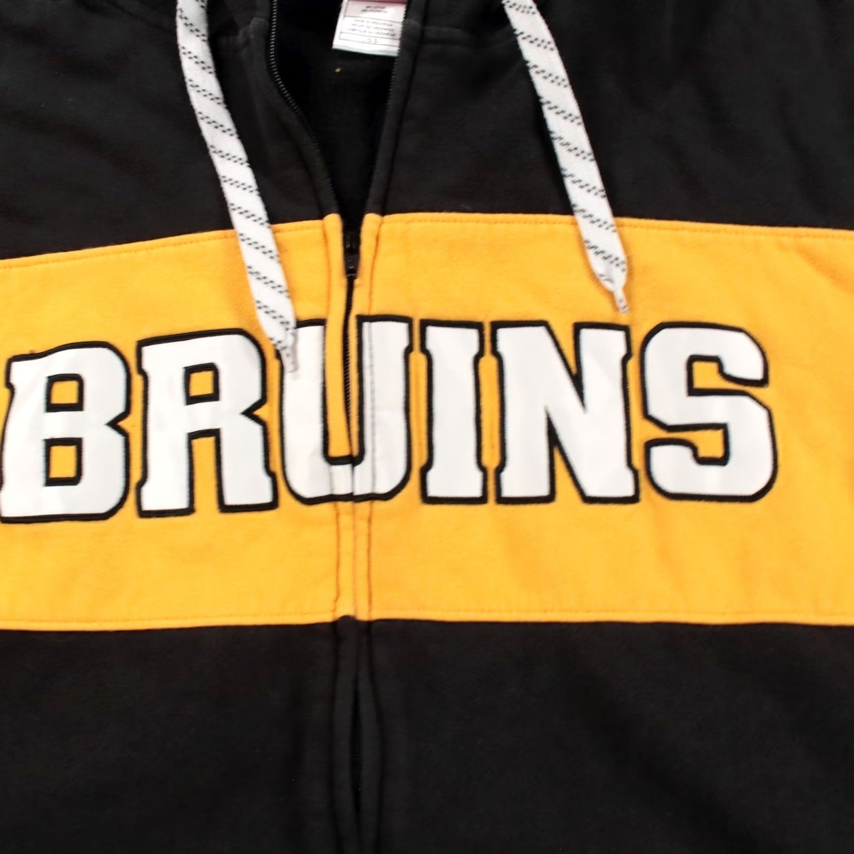 Reebok REEBOK Face Off Boston Bruins embroidered full zip hoodie sweatshirt LARGE y2k Size US L / EU 52-54 / 3 - 3 Thumbnail