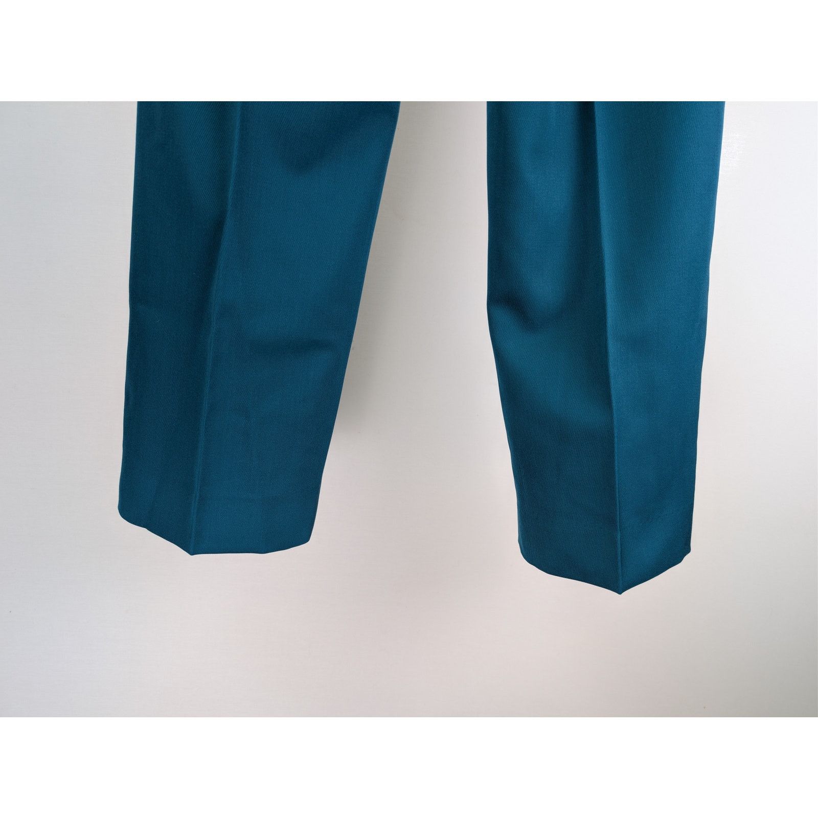 BOTTER o1rshd1 CC20 Wool Classic Trouser with Pleated in Petrol Size US 32 / EU 48 - 12 Thumbnail