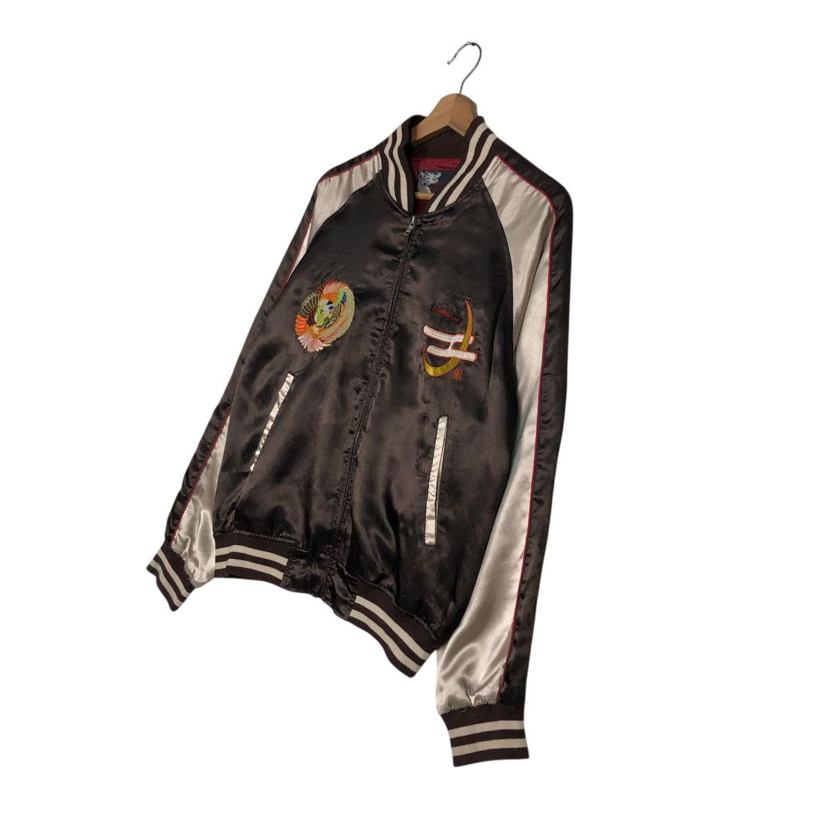 Japanese Brand 🔥VINTAGE SUKAJAN SOUVENIER JACKET EMBROIDERY BIG LOGO Size US M / EU 48-50 / 2 - 4 Thumbnail