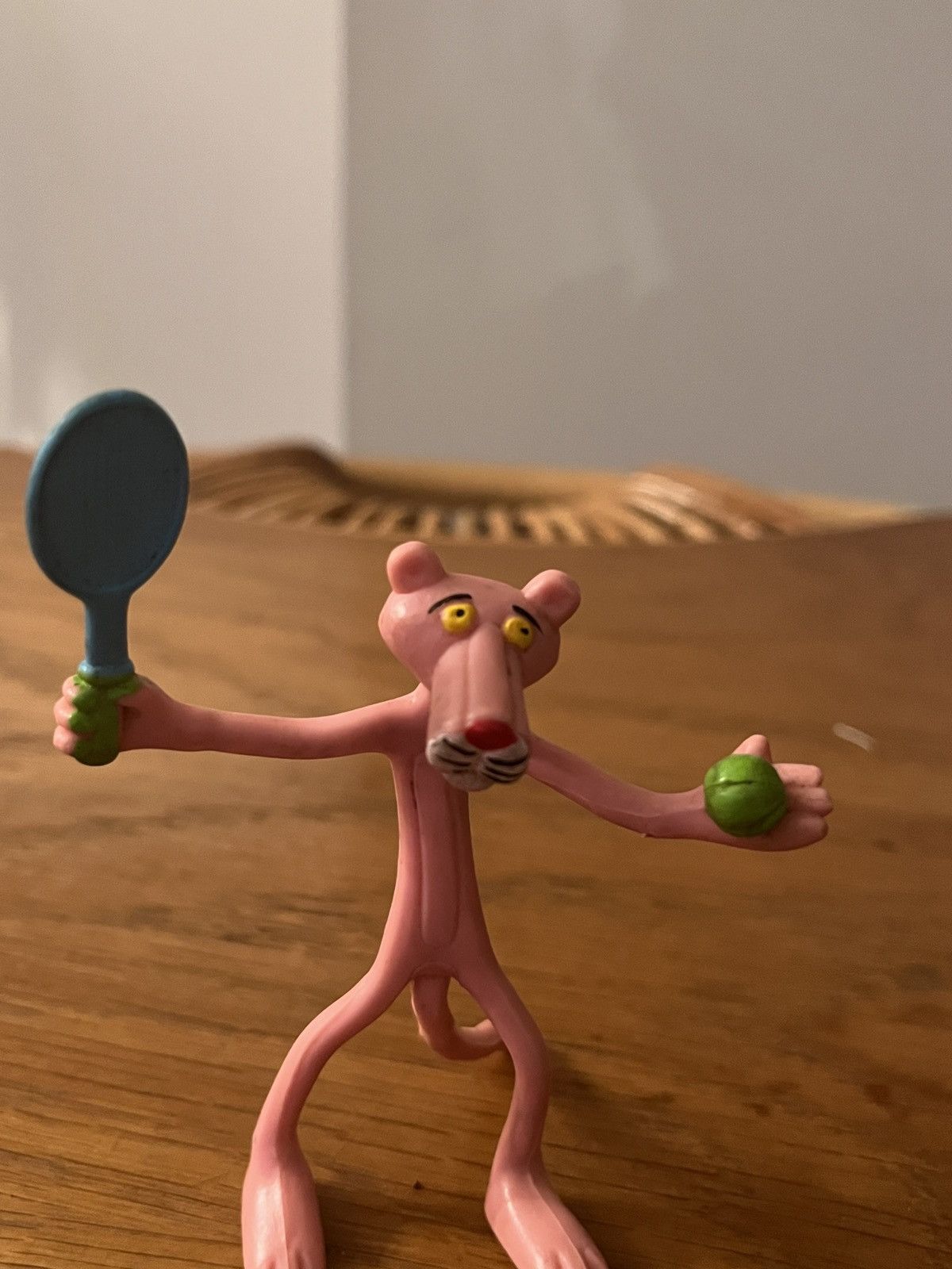 Vintage Pink Panther figurine playing tennis Size ONE SIZE - 1 Thumbnail