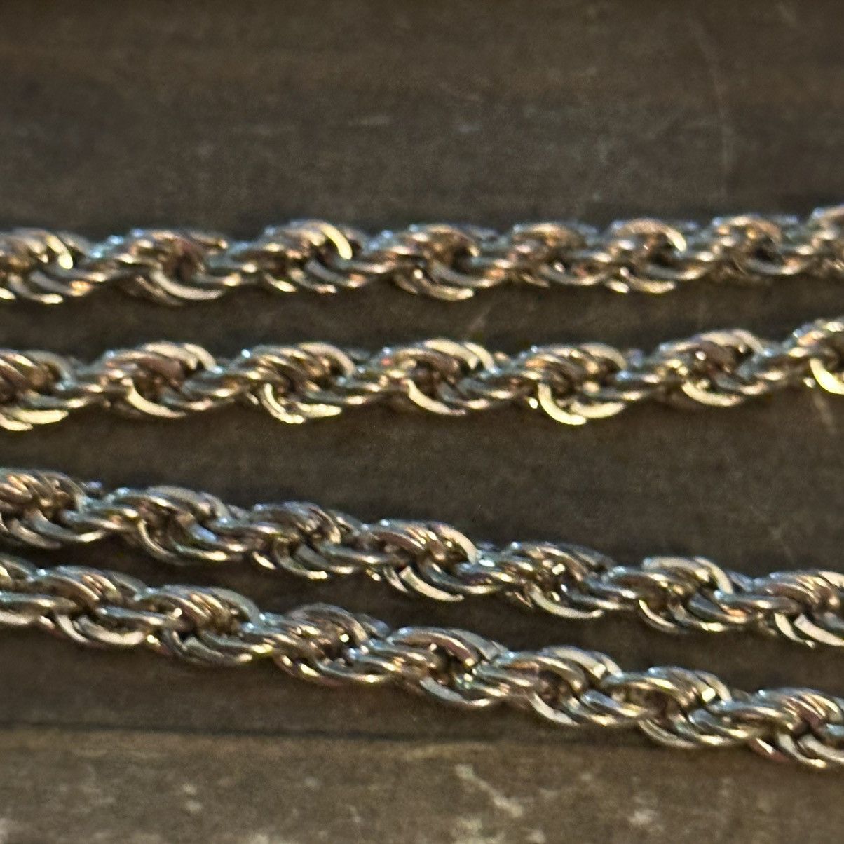 Vintage Vintage gold tone long rope chain necklace Size ONE SIZE - 3 Thumbnail