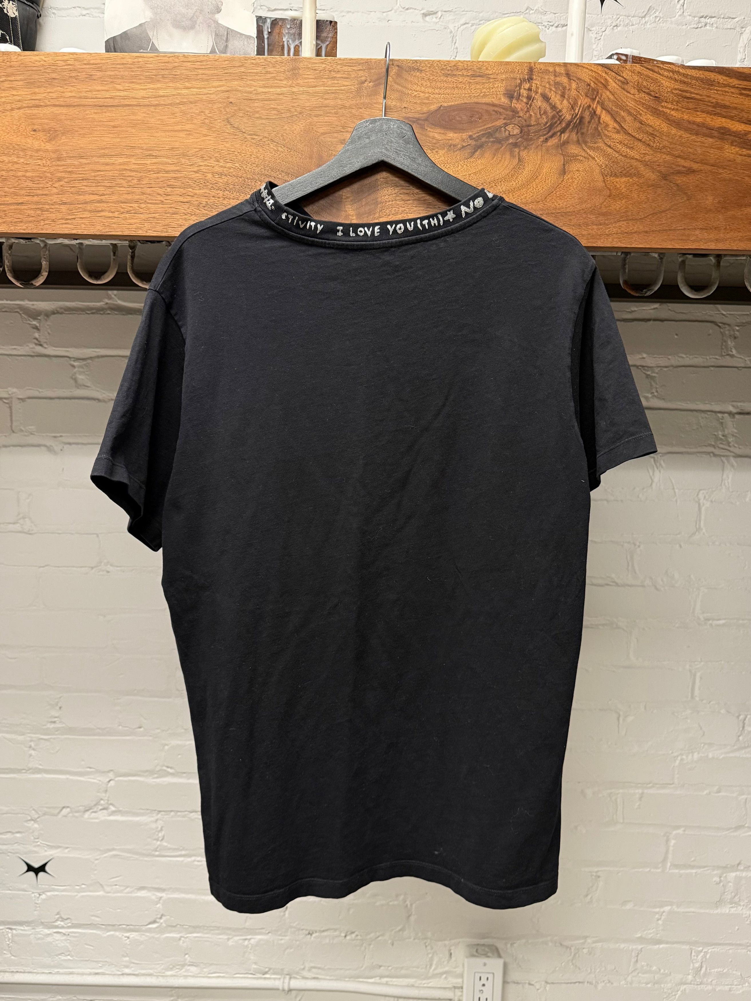 Raf Simons AW2020 Raf Simons ‘Solar Youth’ Flag Patch Black T-Shirt Size US L / EU 52-54 / 3 - 4 Thumbnail