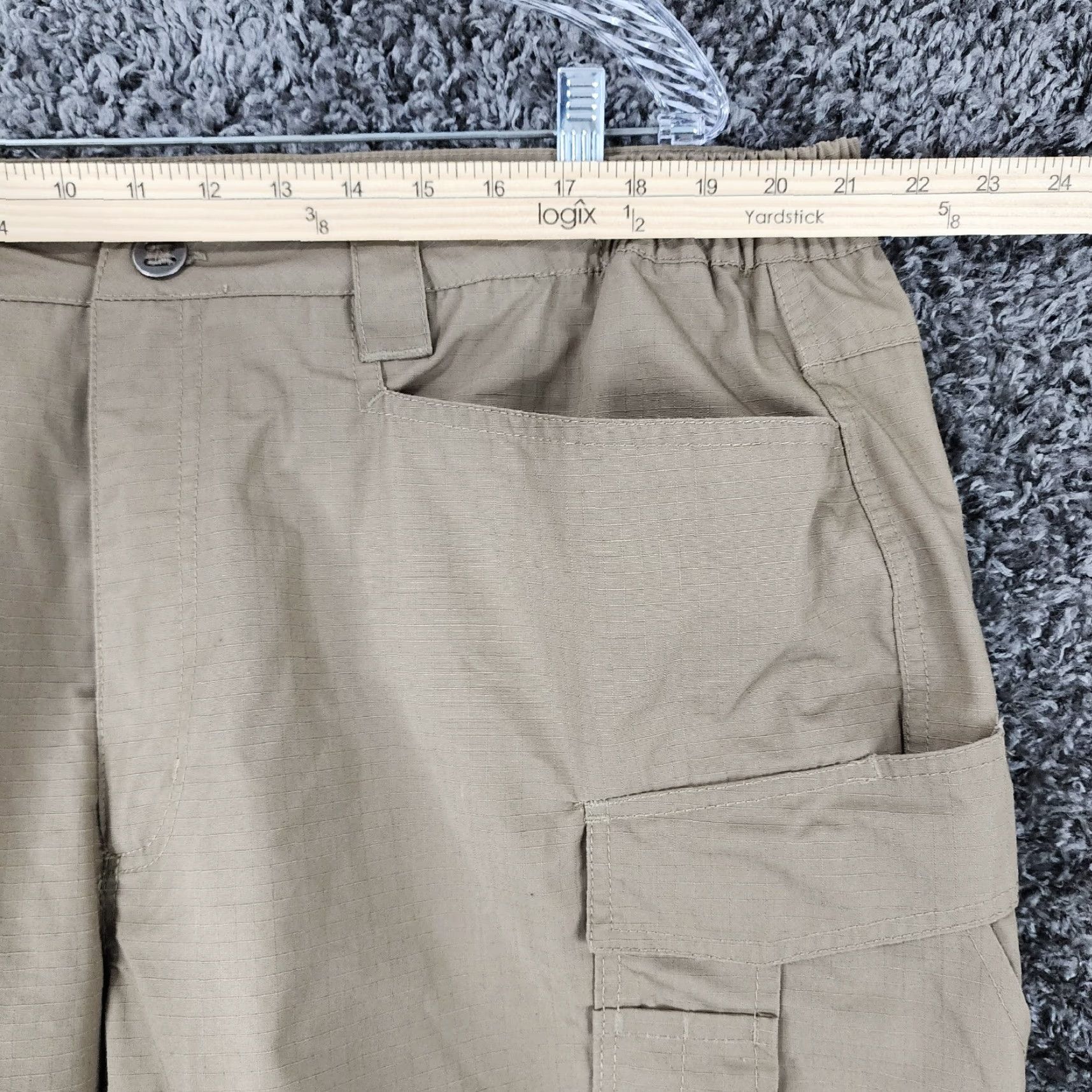 Vintage Free Soldier Cargo Pants Mens Tactical Beige Cotton Blend Size 42x31 Size US 42 / EU 58 - 3 Thumbnail