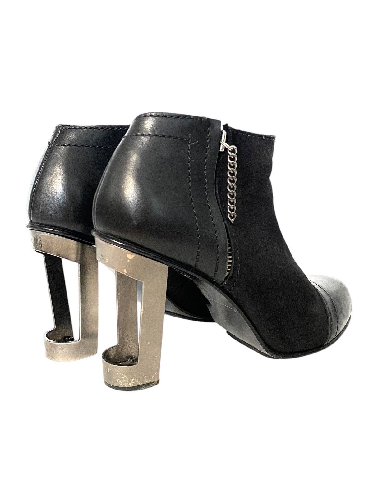 Dirk Bikkembergs A/W 1996 DIRK BIKKEMBERGS METAL HEELED BOOTS Size US 7.5 / IT 37.5 - 5 Thumbnail