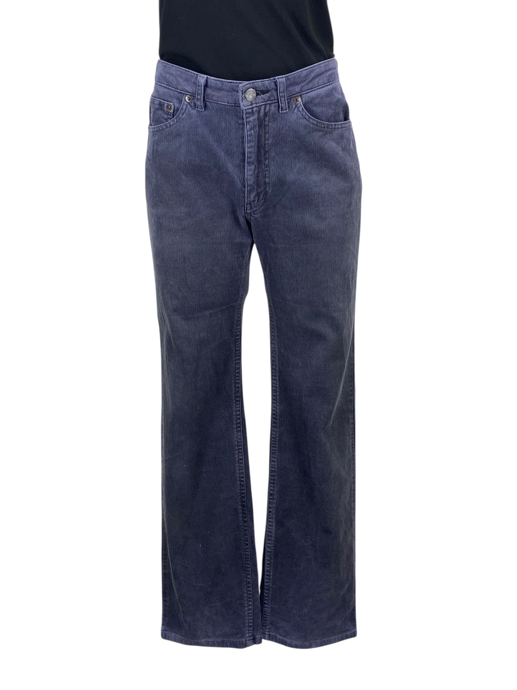 Japanese Brand Sasson Corduroy Pants Blue Way Japanese Modern Size US 28 / EU 44 - 2 Thumbnail