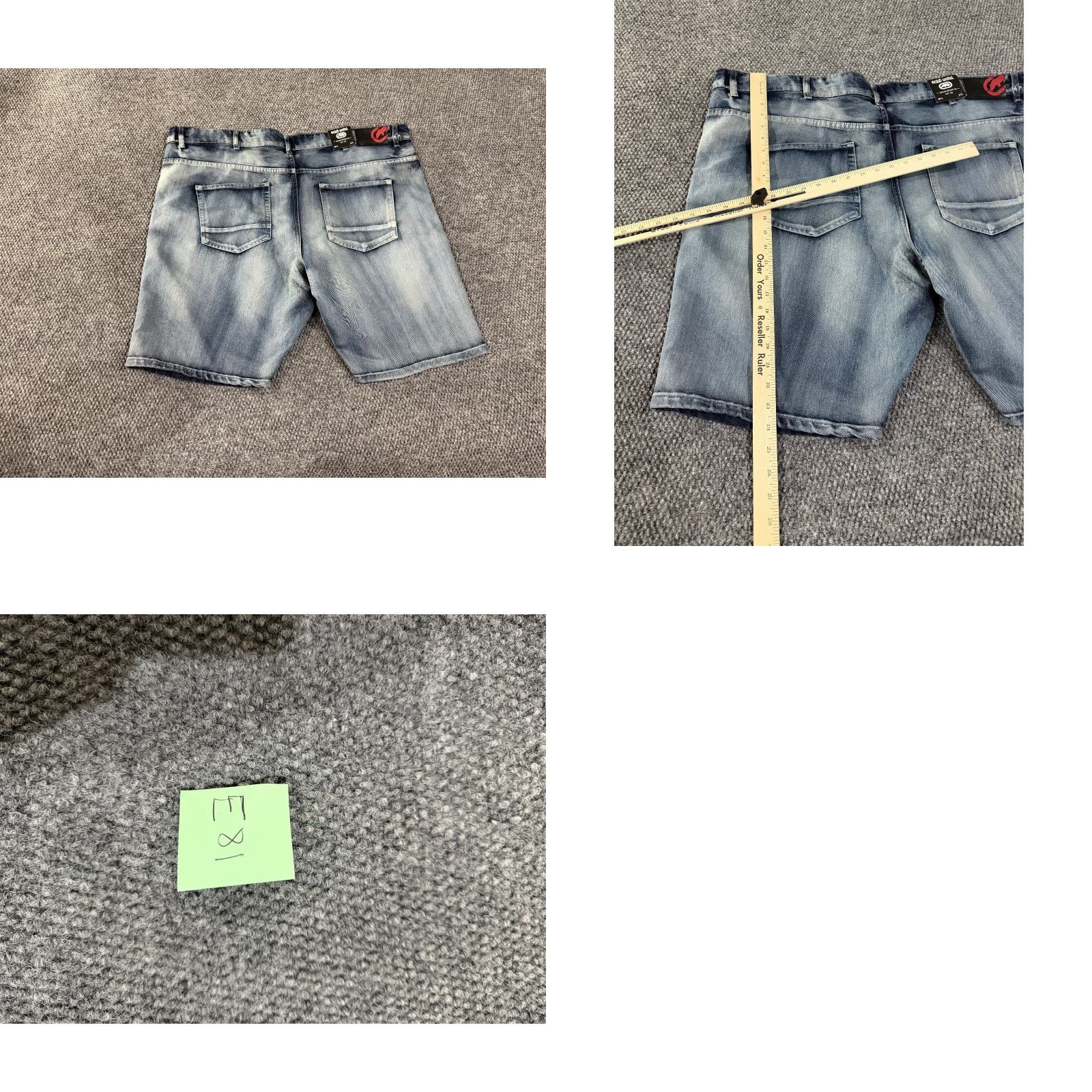 Ecko Unltd. Ecko Unltd. Shorts Mens 48 Blue Relaxed Fit Denim Vintage HipHop Casual 5-Pocket Zipper Broken Origin China Regular Size Size US 32 / EU 48 - 8 Thumbnail