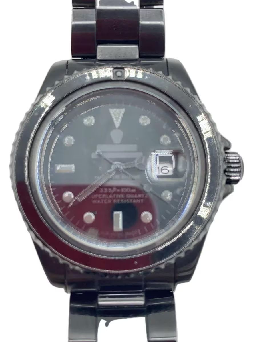 Number N Ine Jam Home Made Stainless Steel Quartz Watch in Black, Men's