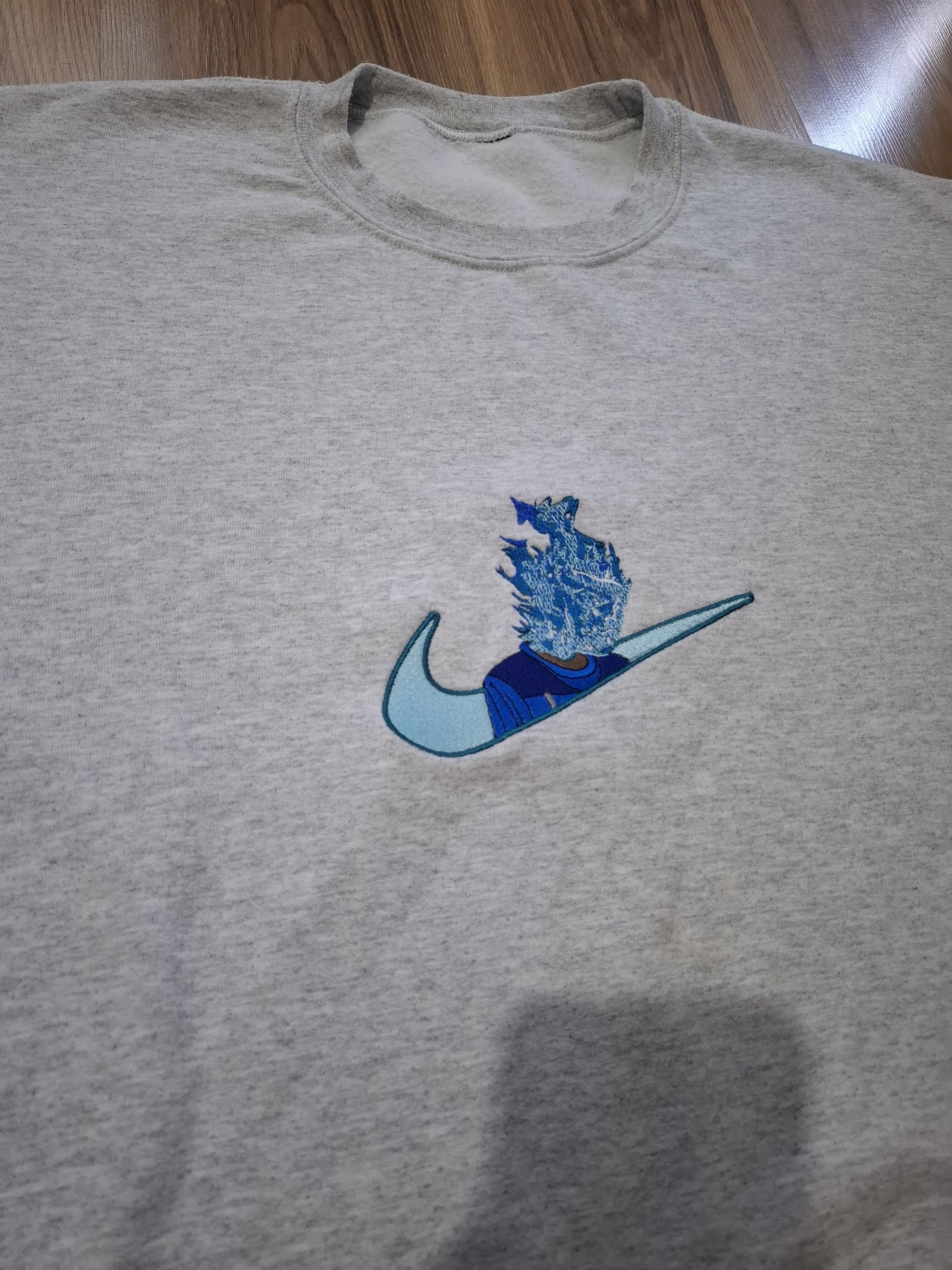 Vintage Vintage Center Swoosh Bootleg embroidered crewneck Size US L / EU 52-54 / 3 - 2 Thumbnail