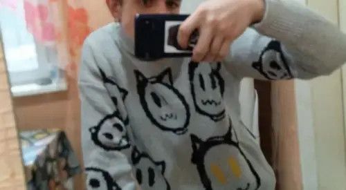 Other Casual Turtleneck Men's Print Sweater Size US XL / EU 56 / 4 - 3 Thumbnail