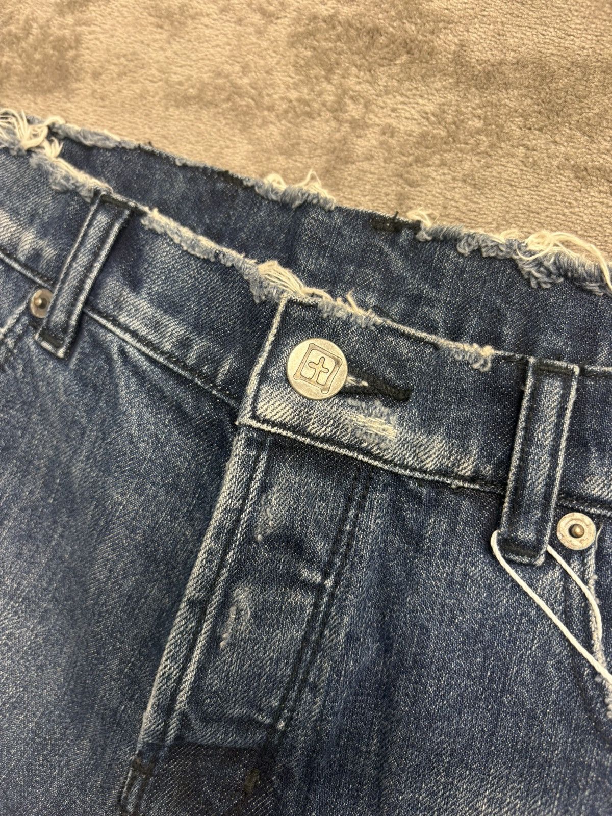 Ksubi Ksubi denim ripped shorts blue Size 26 Size 26" / US 2 / IT 38 - 3 Thumbnail