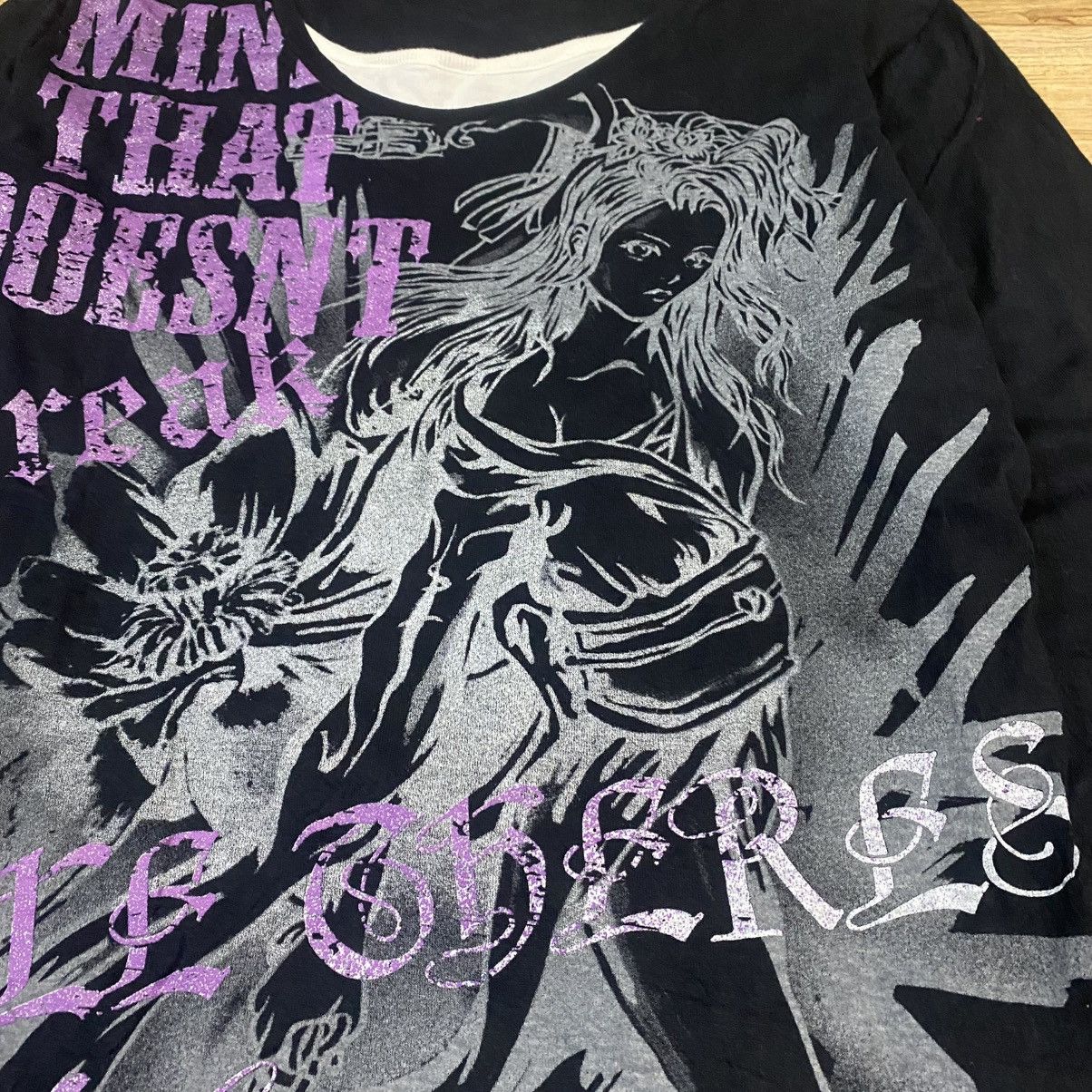 Hysteric Glamour 2000s Armee Francaise Darkwear Style Double Layerd LS Tee Size US M / EU 48-50 / 2 - 4 Thumbnail
