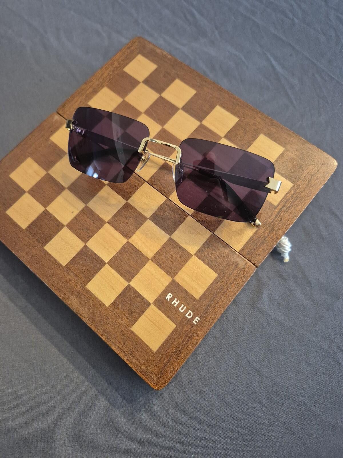 Rhude Rhude Rimless New Money Sunglasses Size ONE SIZE - 1 Thumbnail