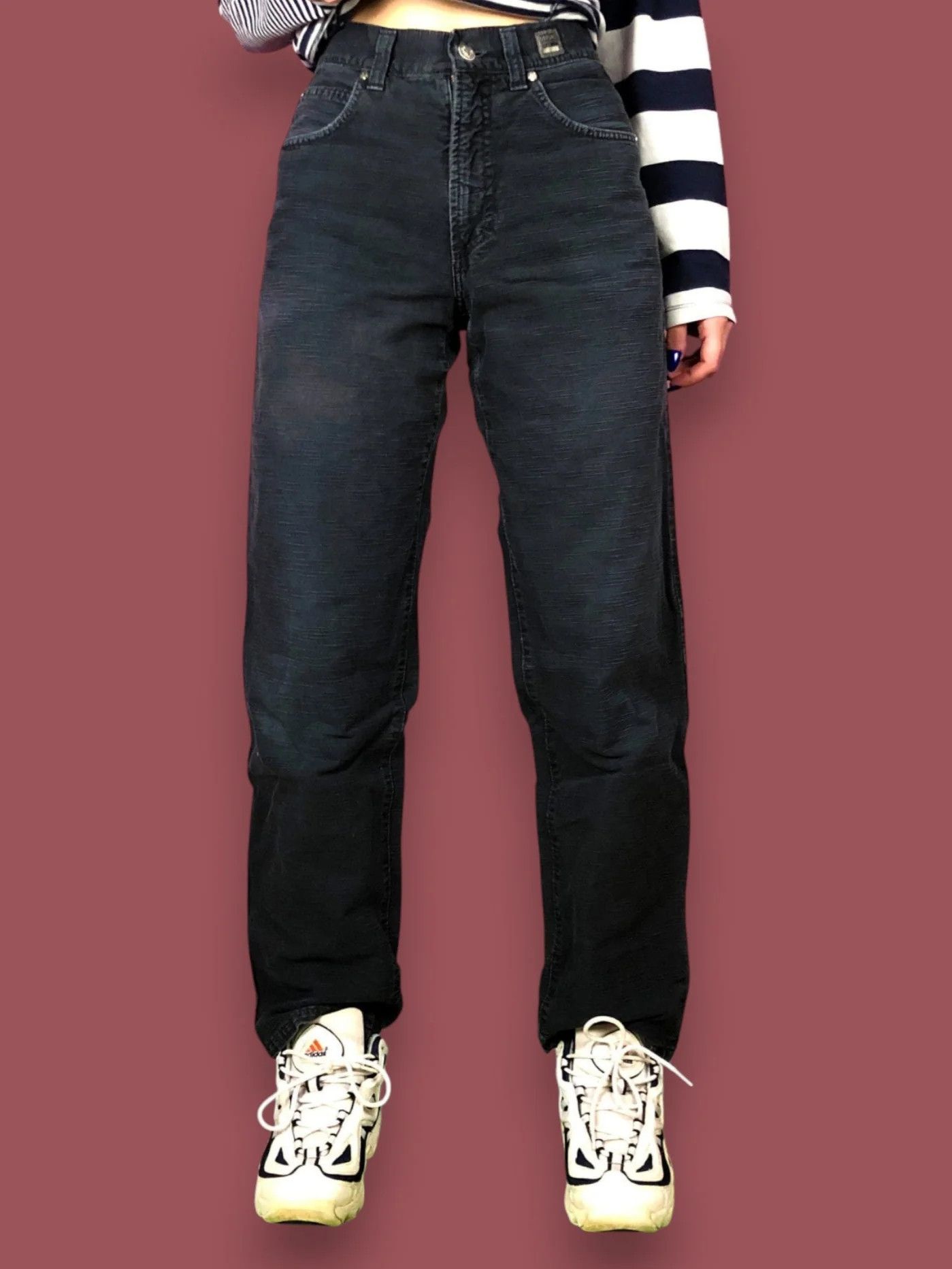 Versace Versace Jeans Couture Women's High-Waisted Pants - 30 Size 27" / US 4 / IT 40 - 3 Thumbnail