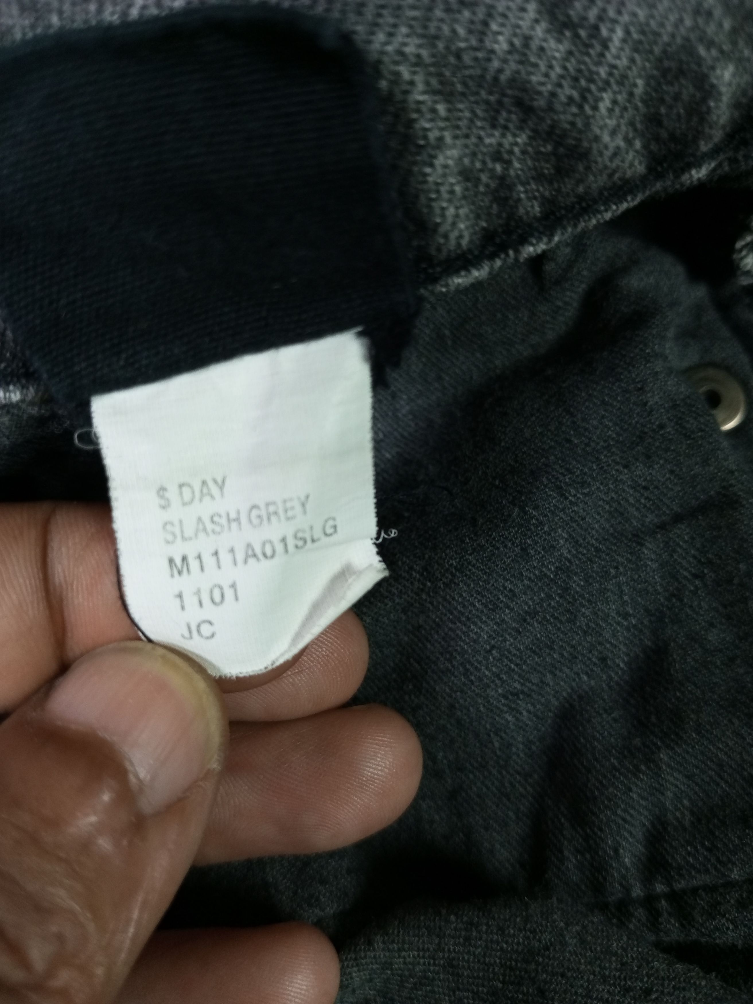 Ksubi Ksubi Grey Denim Distressed Jeans Size US 30 / EU 46 - 16 Thumbnail