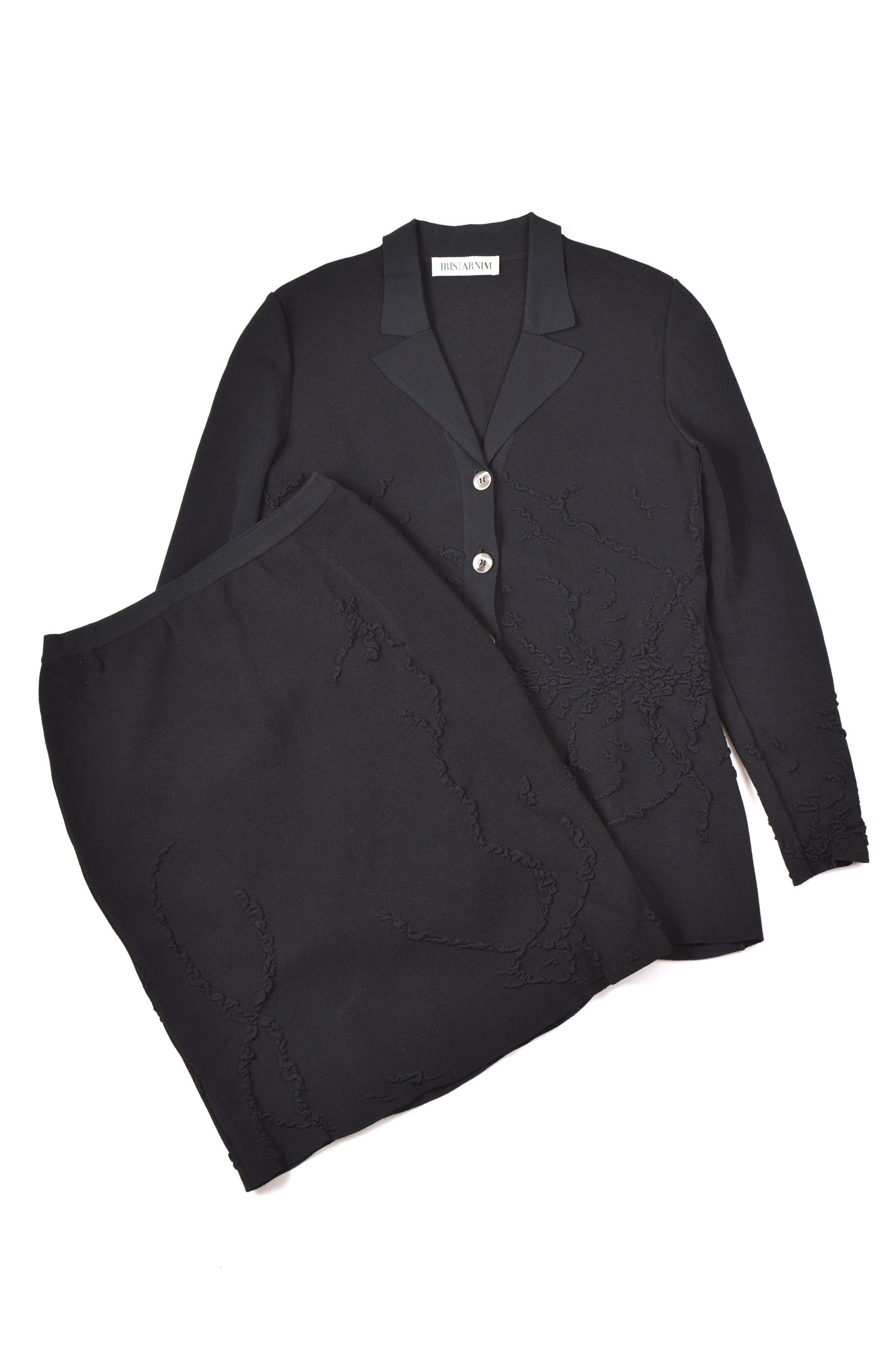 Iris von Arnim Iris Von Arnim Viscose Blend Skirt Suit Size L / US 10 / IT 46 - 1 Thumbnail