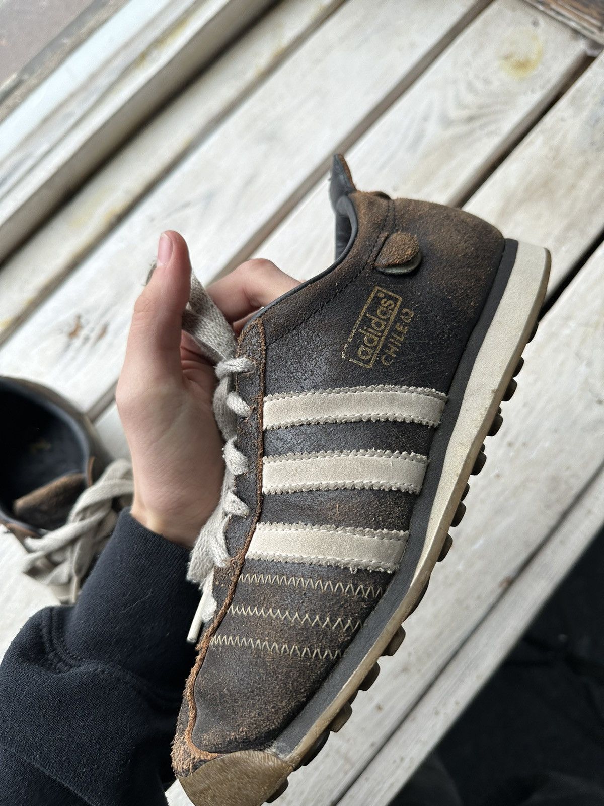 Adidas × Vintage 🚨Vintage Rare Sneakers Adidas Chile 62 ARHIVE GERMANY SHOES Size US 5 / IT 35 - 16 Thumbnail