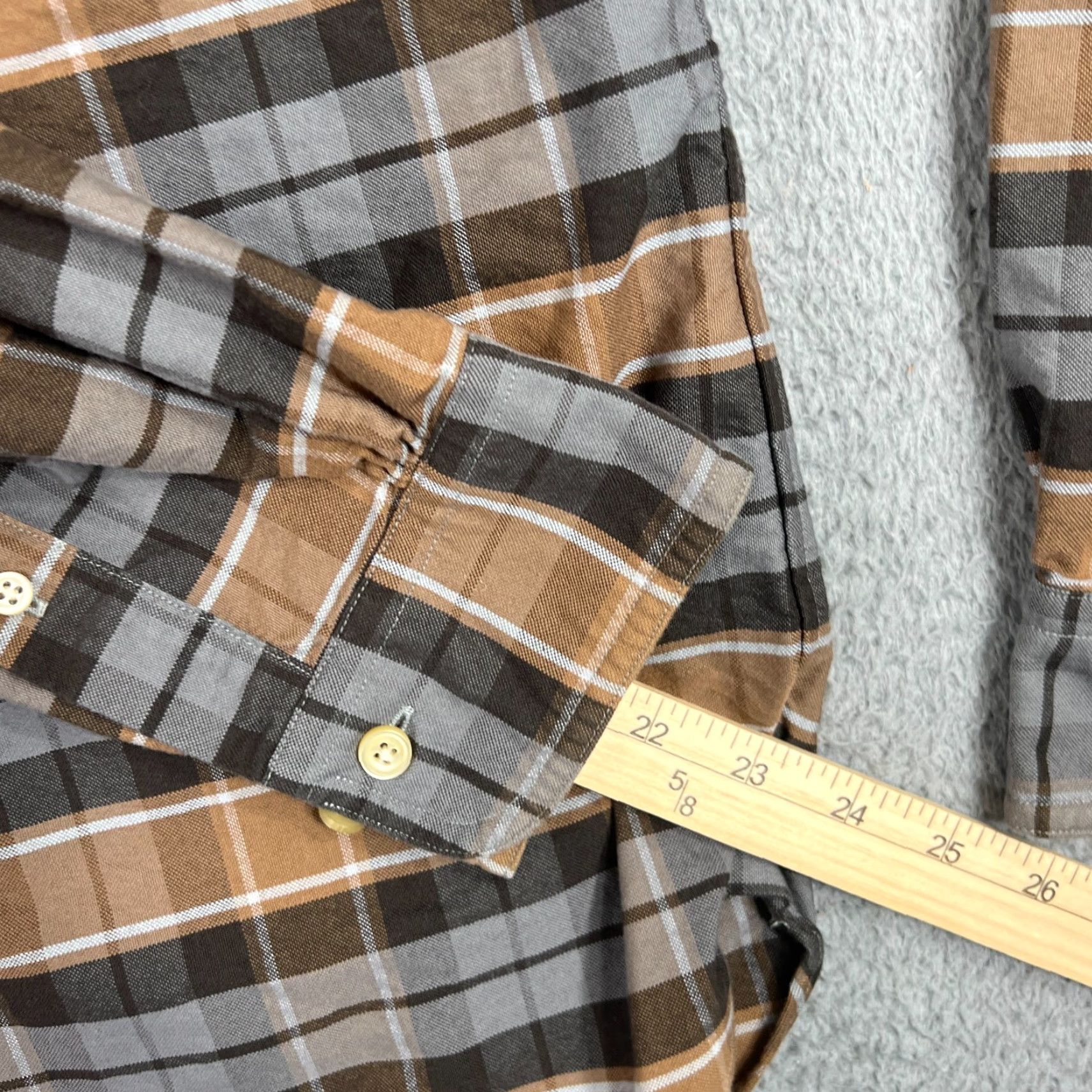 Brooks Brothers VINTAGE Brooks Brothers Button-Down Shirt Men Large Plaid Cotton All Seasons Woven Casual Business Party Size US L / EU 52-54 / 3 - 7 Thumbnail