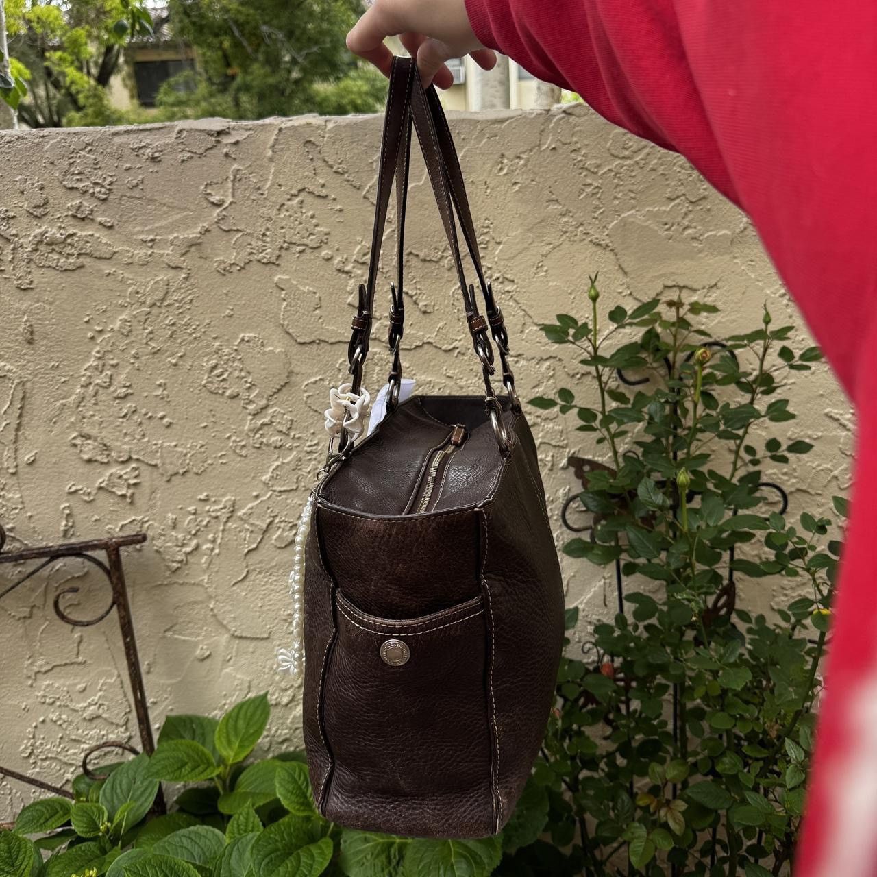 Coach Coach Dark Brown Pebbled Leather Chelsea Tote Size ONE SIZE - 5 Thumbnail
