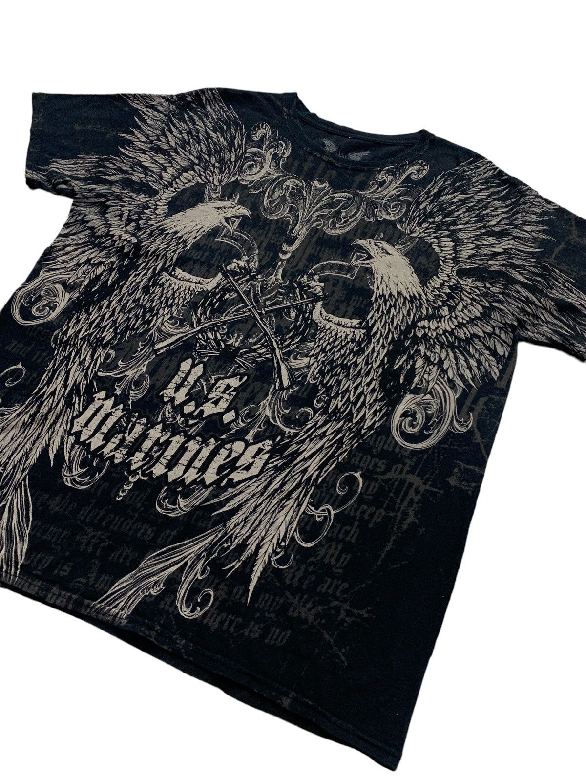 Affliction × Hysteric Glamour × If Six Was Nine Apprime Crazy Goth Poems Affliction style Y2k Tshirt Size US L / EU 52-54 / 3 - 3 Thumbnail