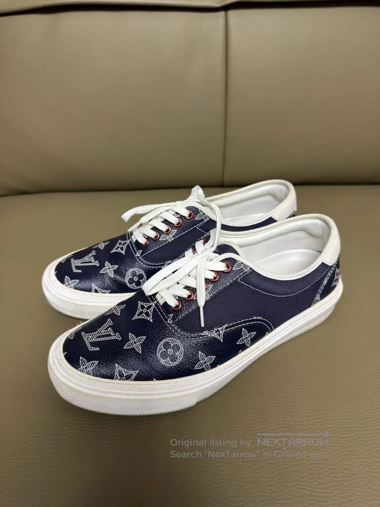 Louis Vuitton Louis Vuitton Casual Shoes with Antique Copper Metal Circl Size US 8 / EU 41 - 1 Thumbnail