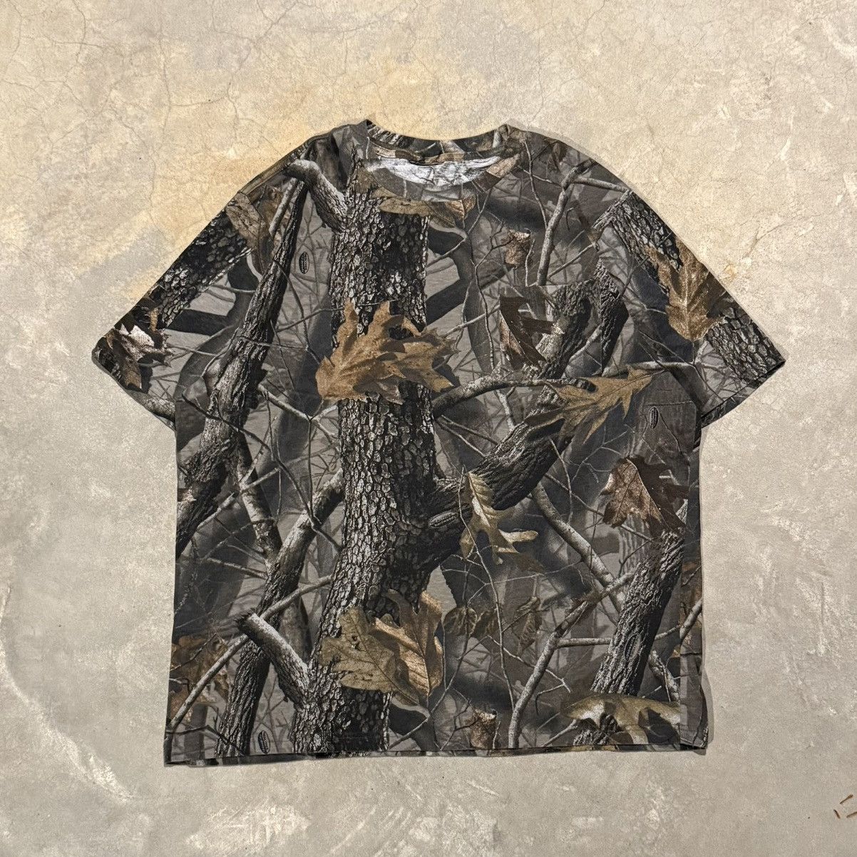 Realtree Vintage 2000s Realtree Camo Oversized Pocket Tee ERD Grunge Size US XL / EU 56 / 4 - 1 Thumbnail