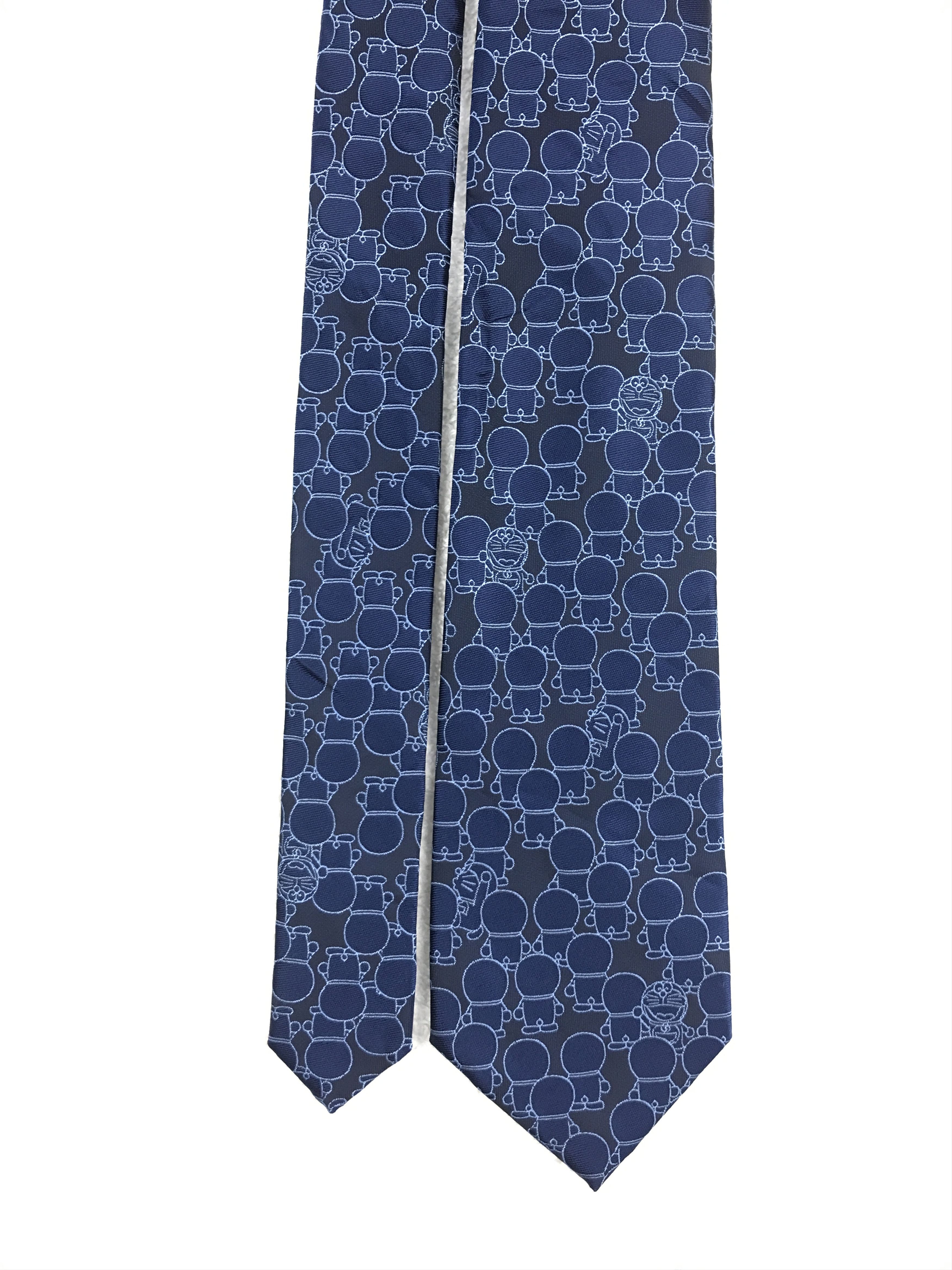 Designer × Vintage Vintage Doraemon Silk Necktie Size ONE SIZE - 3 Thumbnail