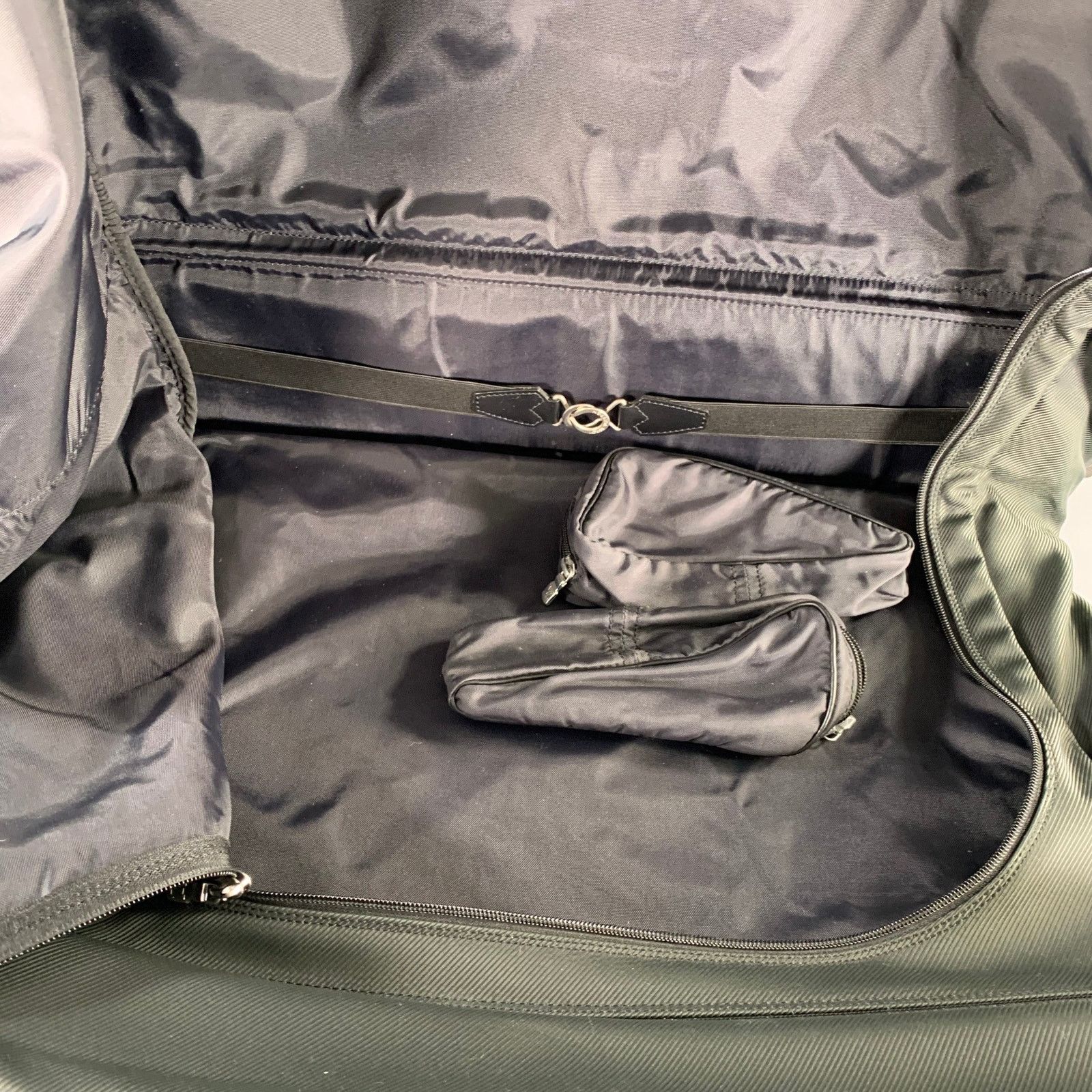 Louis Vuitton Taiga Santore Ardoise Green Black Two Tone Nylon Leather Size ONE SIZE - 6 Thumbnail