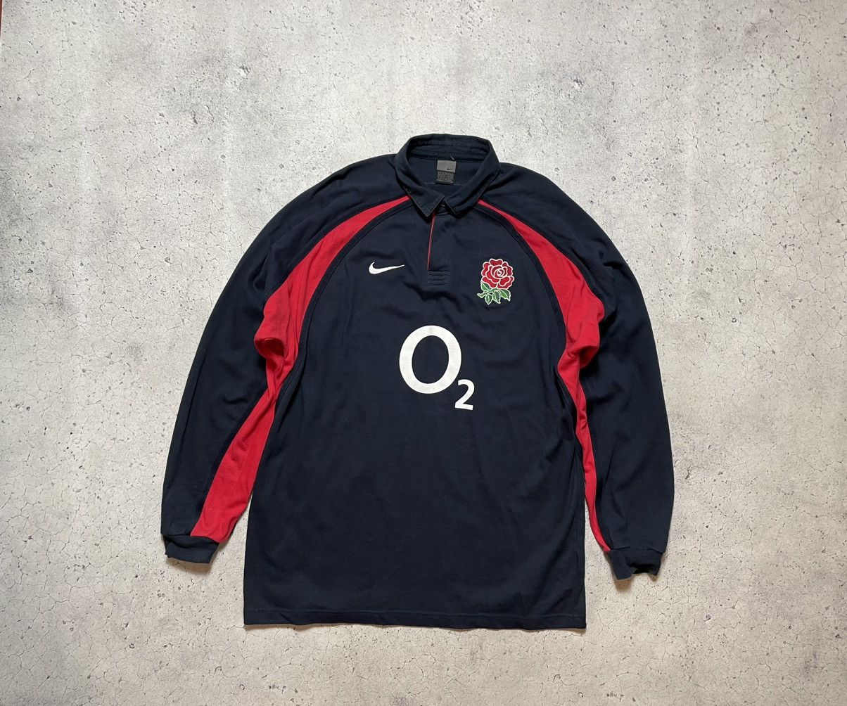 Nike Nike Vintage England Rugby League Jersey O2 Sweatshirt Y2K Size US XL / EU 56 / 4 - 1 Thumbnail