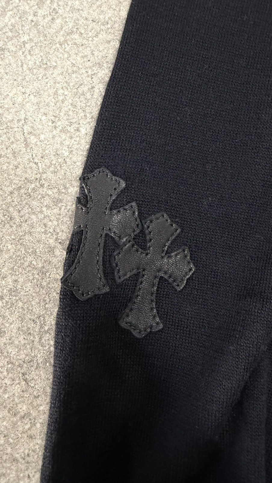 Chrome Hearts Chrome Hearts Cross Patch Silk Raglan Long Sleeve Tee Size US XL / EU 56 / 4 - 4 Thumbnail