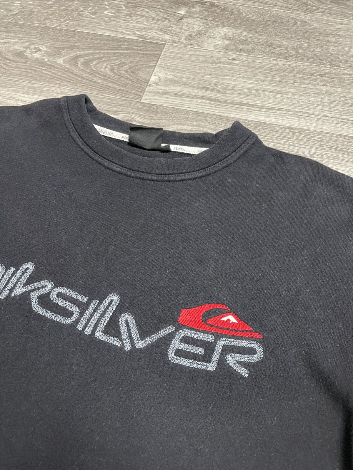 Quiksilver Vintage Quicksilver Surf Style Black Sweatshirt 90s Size US S / EU 44-46 / 1 - 7 Thumbnail