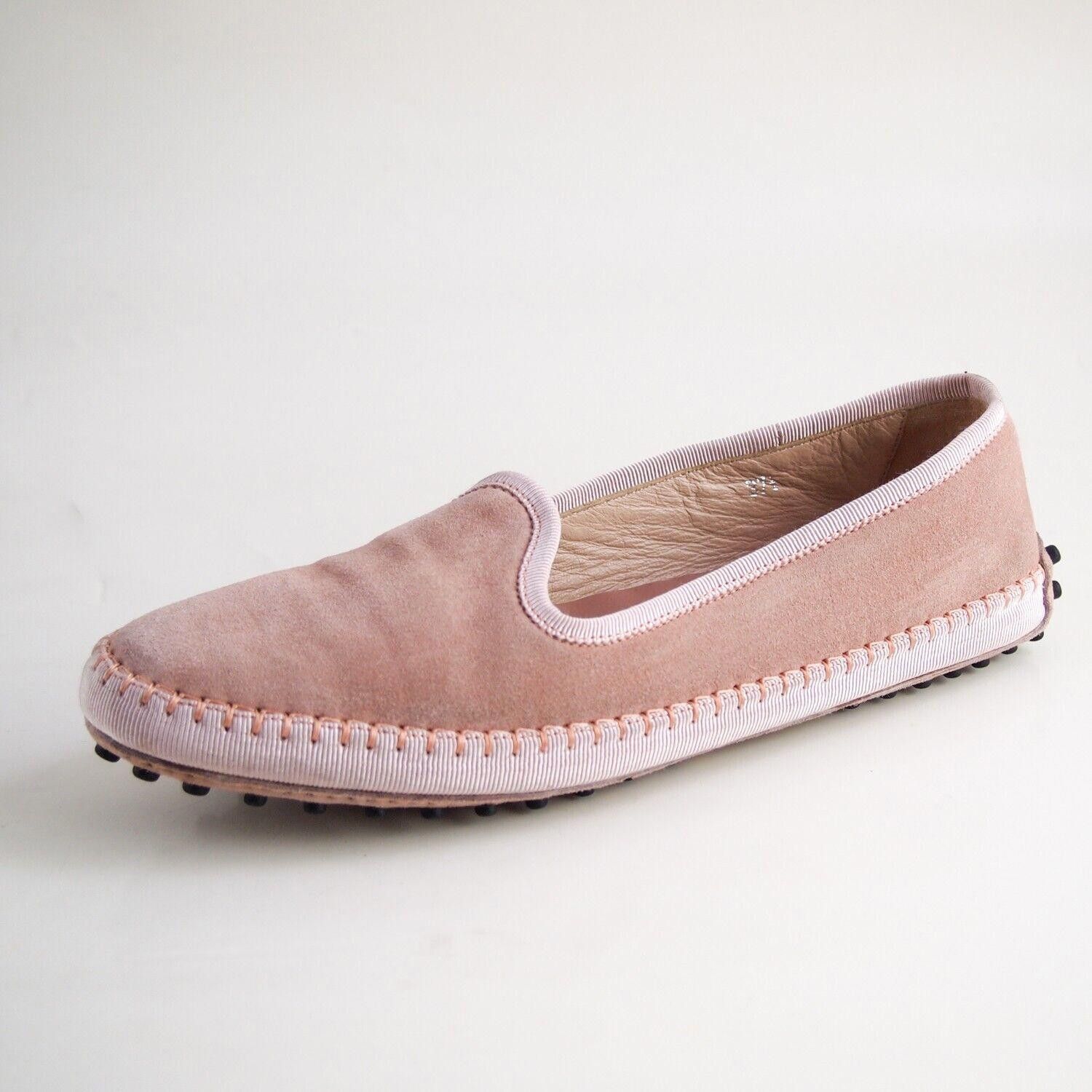Tod's Tods Gommini Loafers Pink Suede Womens EU 37.5 US 7.5 Size US 7.5 / IT 37.5 - 2 Thumbnail