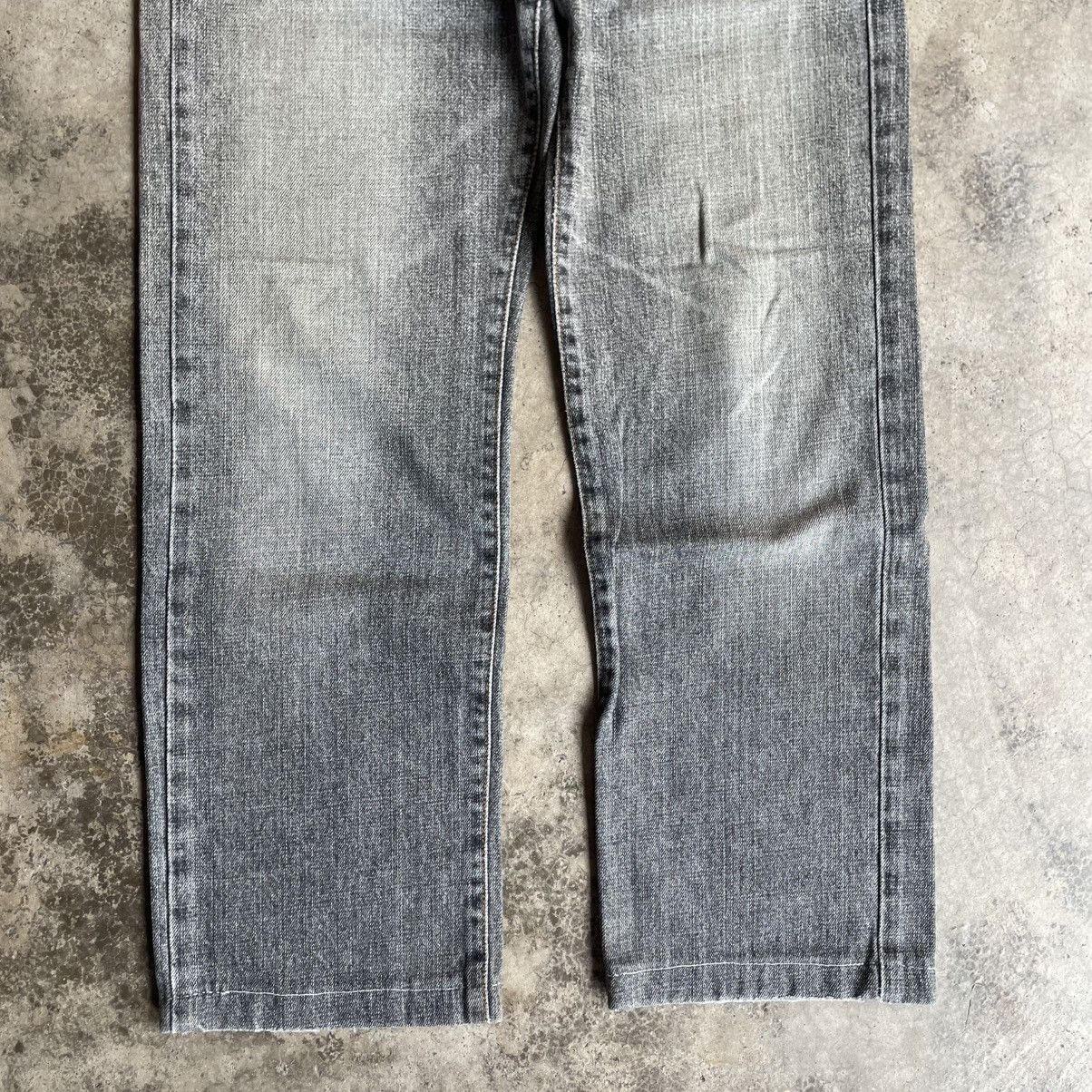 Vintage 🔥Vintage Bobson Chessking Stoned Washed Distress Denim Jeans Size US 31 - 3 Thumbnail