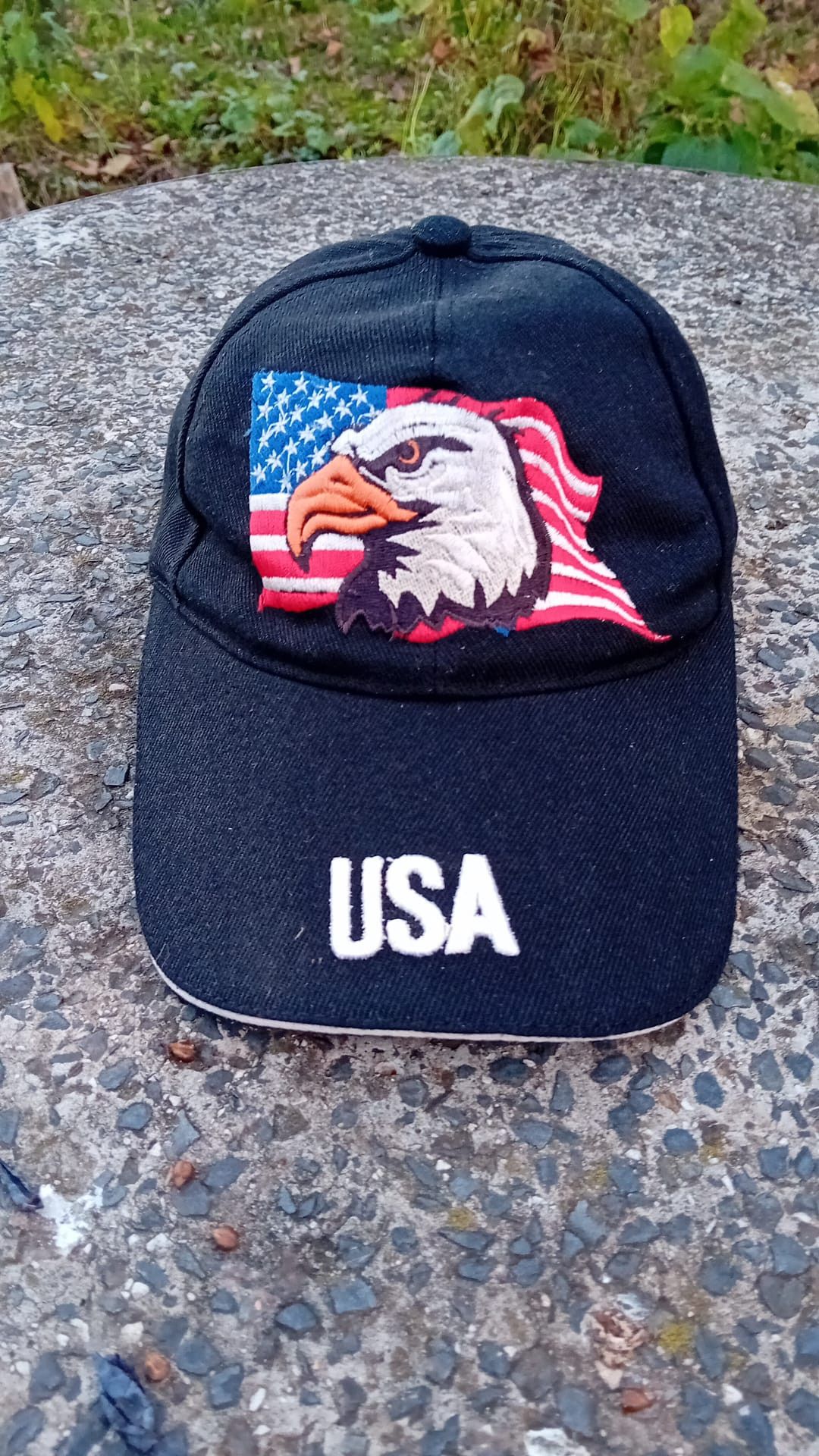 Other USA Waving American Flag Eagle Embroidered Strapback Hat Size ONE SIZE - 1 Thumbnail