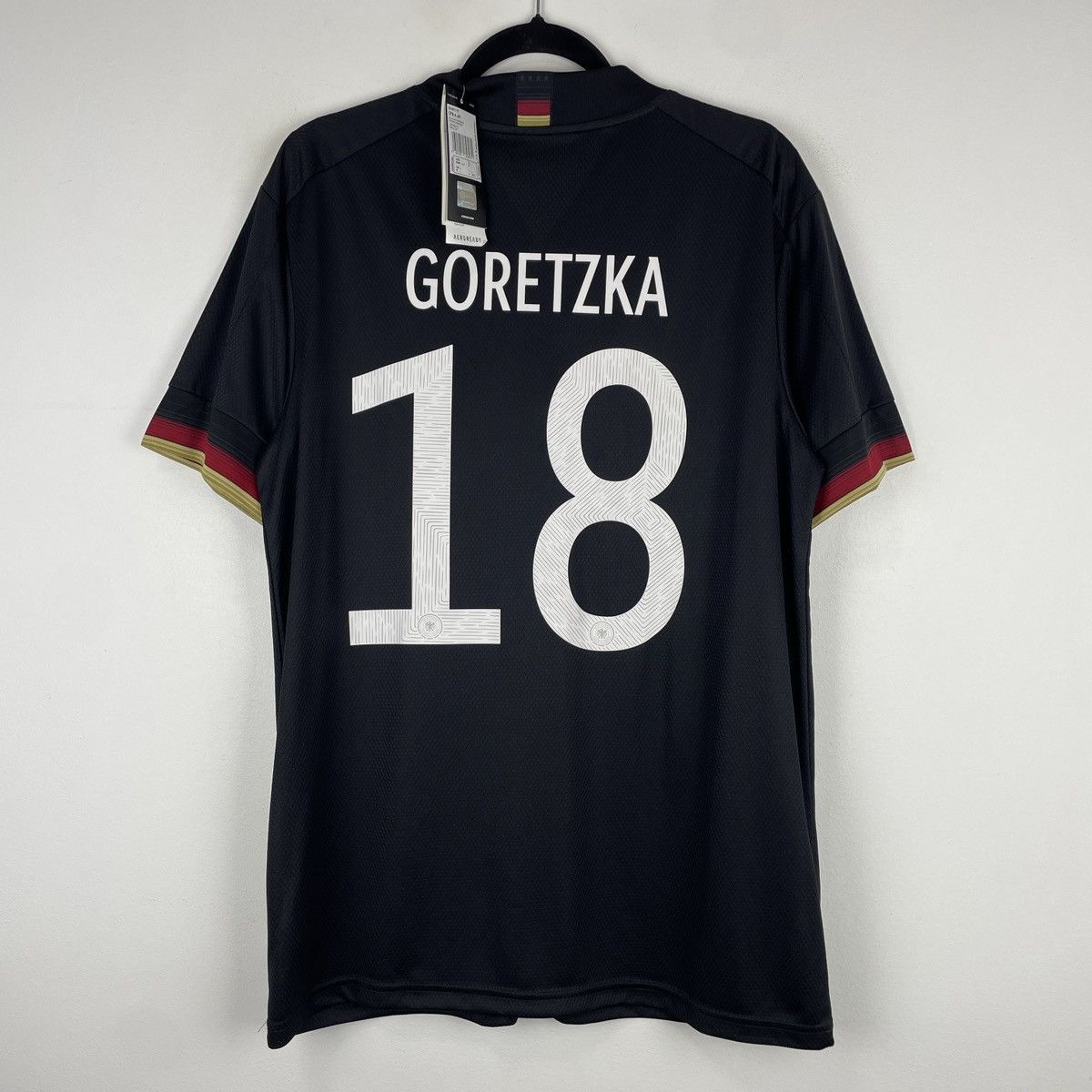 Adidas Germany Leon Goretzka Adidas Away Jersey 2020/2021 size L Size US L / EU 52-54 / 3 - 1 Thumbnail