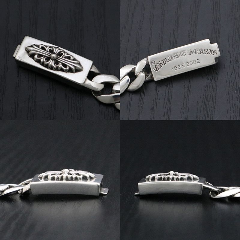 Chrome Hearts Chrome Hearts Mini ID Floral Cross Bracelet Size ONE SIZE - 2 Thumbnail