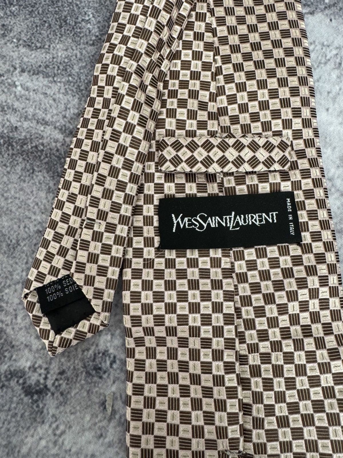 Yves Saint Laurent Tie Yves Saint Laurent Size ONE SIZE - 3 Thumbnail