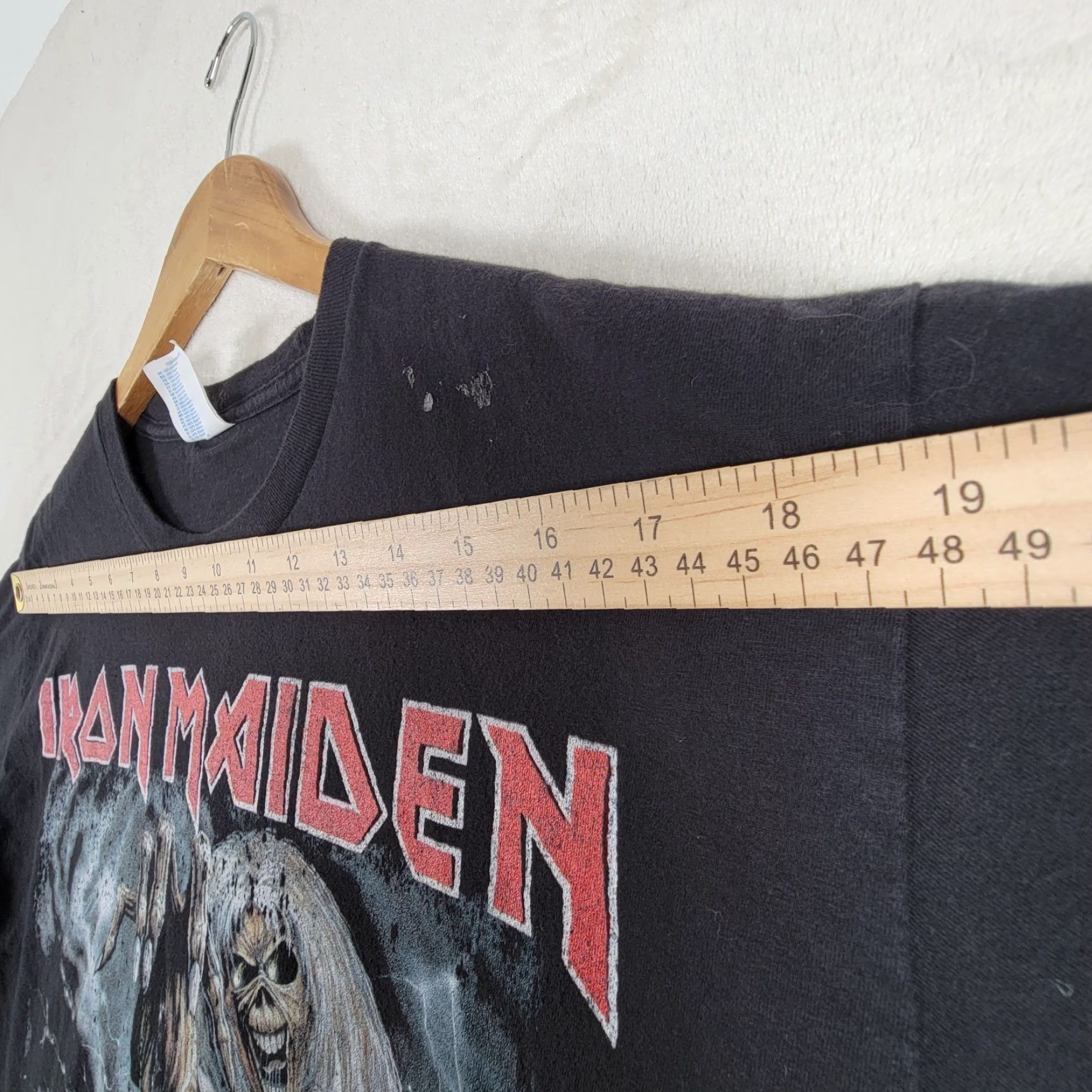 Vintage VINTAGE Iron Maiden t shirt 2010 Size US L / EU 52-54 / 3 - 7 Thumbnail
