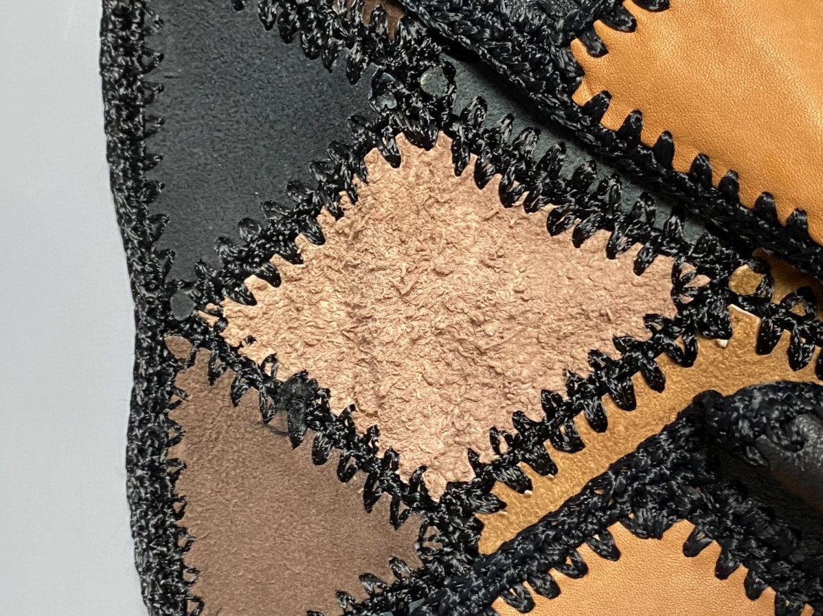 Other Vintage 80s Women’s Leather Top Argyle Diamond Pattern M/L Size M / US 6-8 / IT 42-44 - 18 Thumbnail