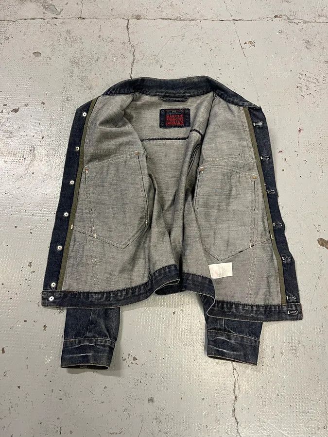 Marithe + Francois Girbaud AW2007 Marithé + François Girbaud Patch Blue Denim Jacket Size S / US 4 / IT 40 - 6 Thumbnail