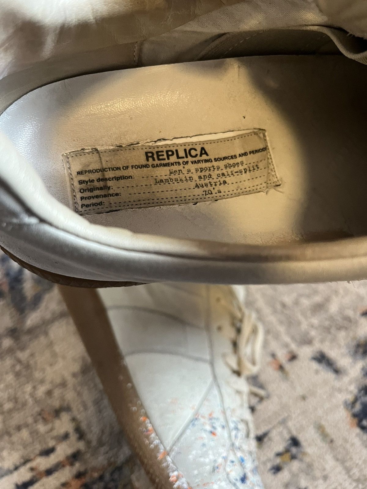 Maison Margiela Maison Margiela Replica Paint Splatter GATS Size US 8 / EU 41 - 4 Thumbnail