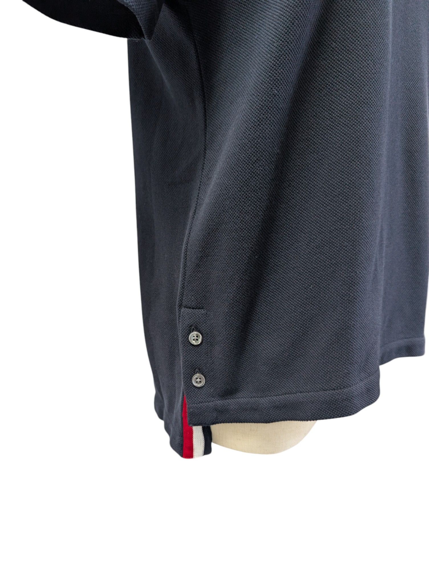 Thom Browne Navy Blue Round Neck Tee Size S / US 4 / IT 40 - 4 Thumbnail