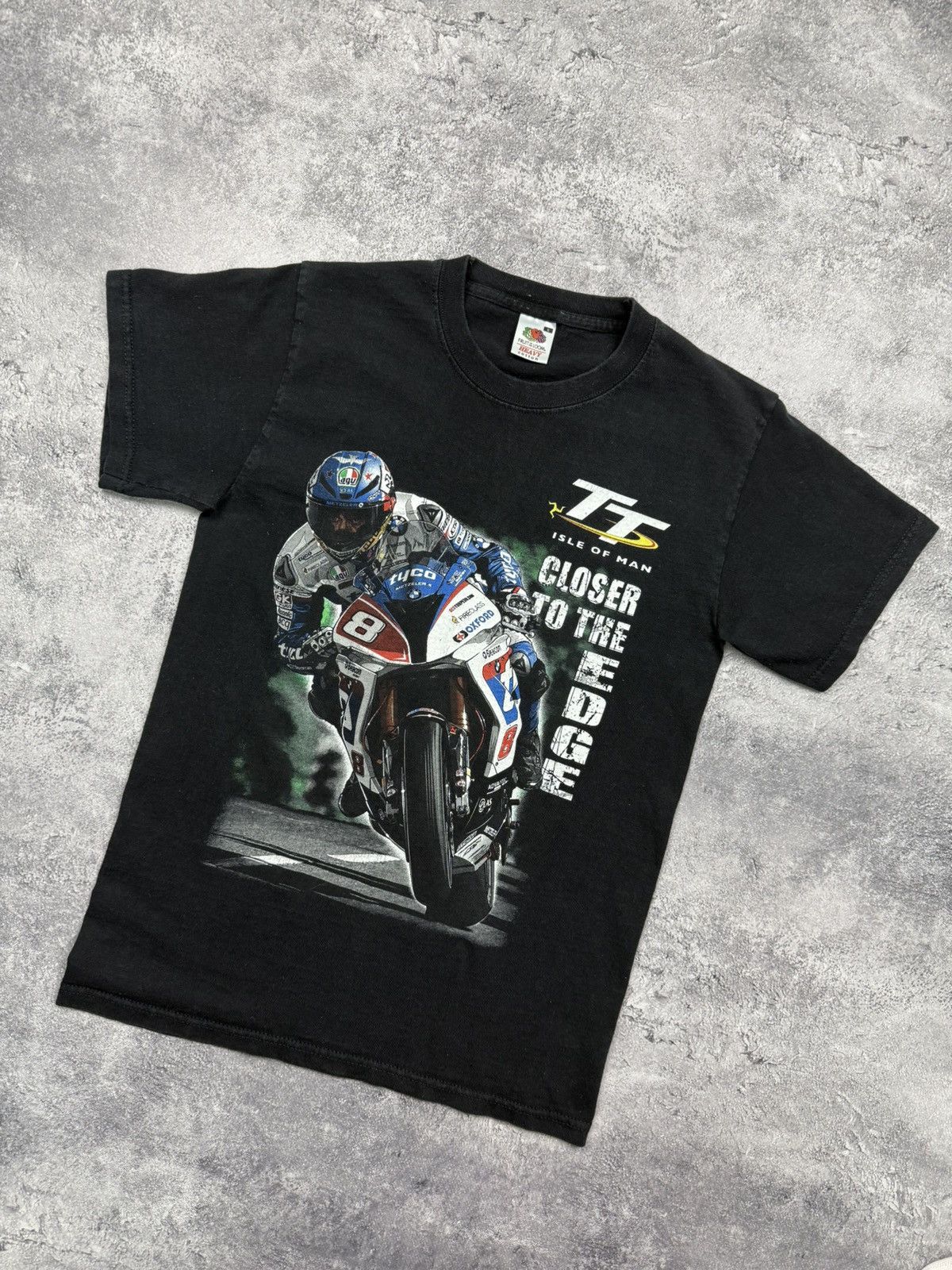 BMW 00’s Vintage BMW Dainese Moto Racing T-Shirt Isle Of Man Size US S / EU 44-46 / 1 - 6 Thumbnail