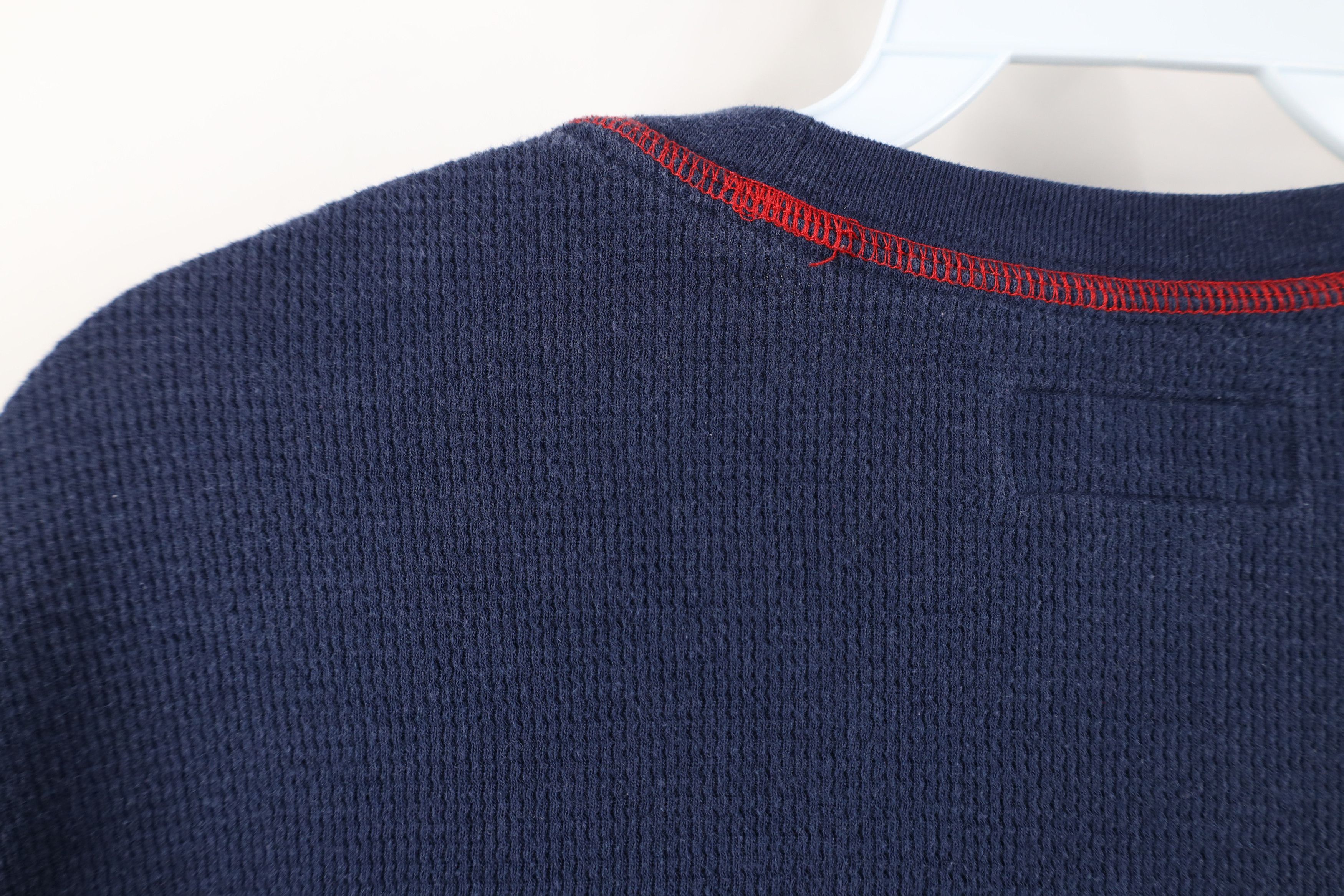 Ralph Lauren Vintage Ralph Lauren Thermal Waffle Knit Long Sleeve T-Shirt Size US M / EU 48-50 / 2 - 9 Thumbnail