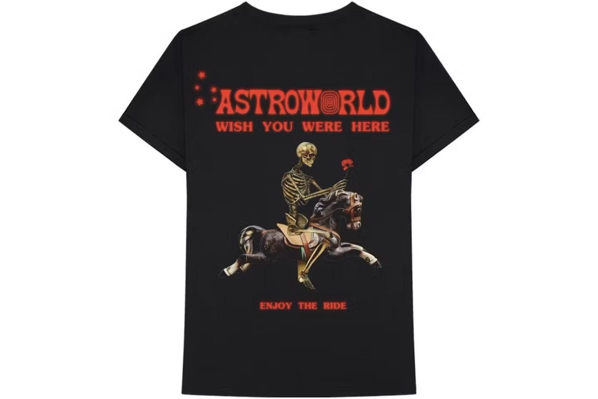 Travis Scott *DEADSTOCK* Travis Scott Astroworld Season Pass Tee *NO WEAR Size US M / EU 48-50 / 2 - 2 Thumbnail