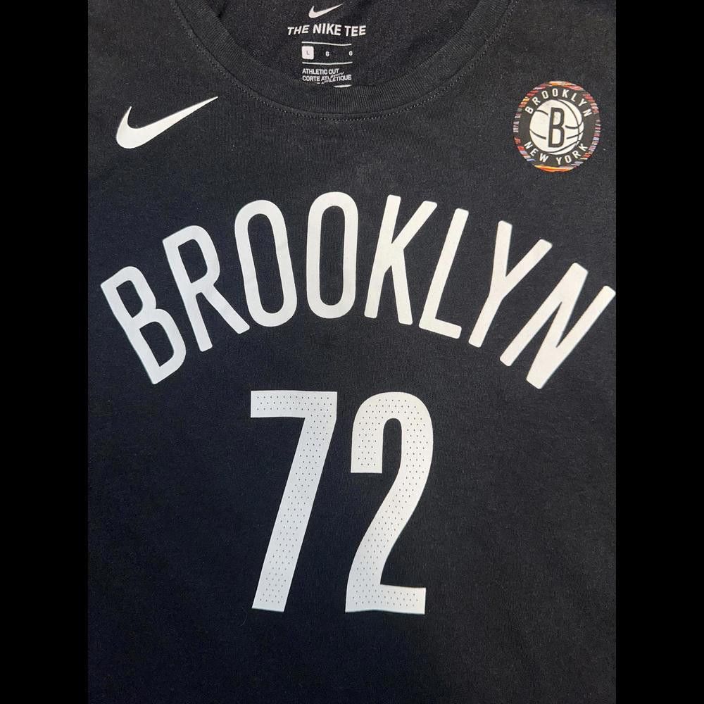 Nike Nike Men's NBA Brooklyn Nets City Edition Notorious B.I.G. Biggie Smalls T-shirt Size US L / EU 52-54 / 3 - 2 Thumbnail