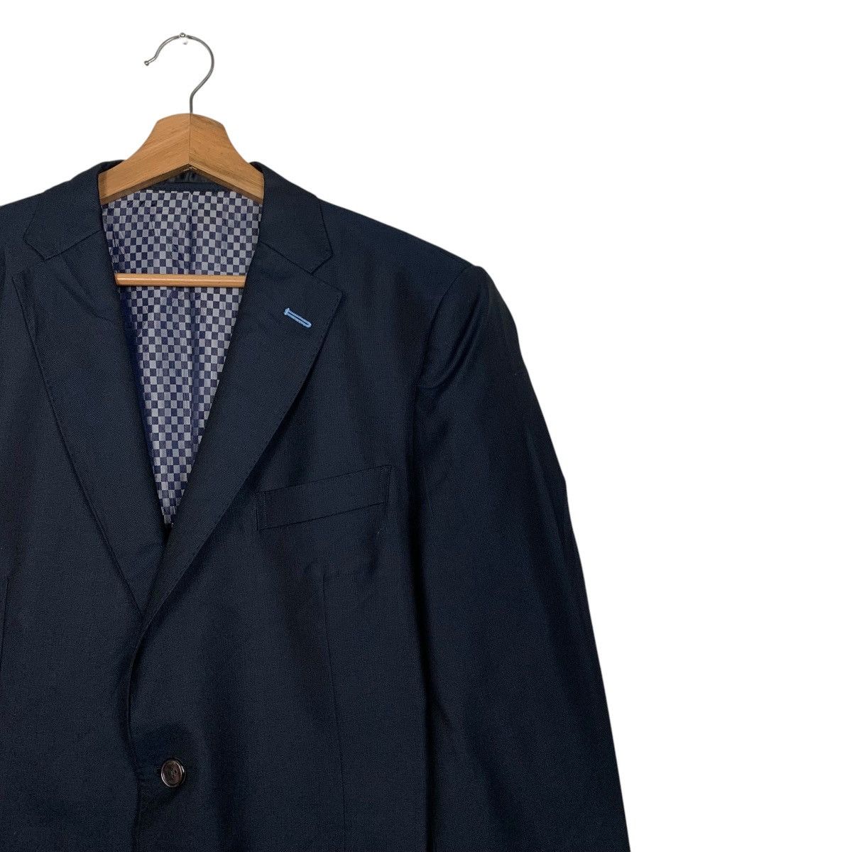 Japanese Brand DUE MISURA Wool Silk Blazer Jacket #2748-C124 Size US M / EU 48-50 / 2 - 4 Thumbnail
