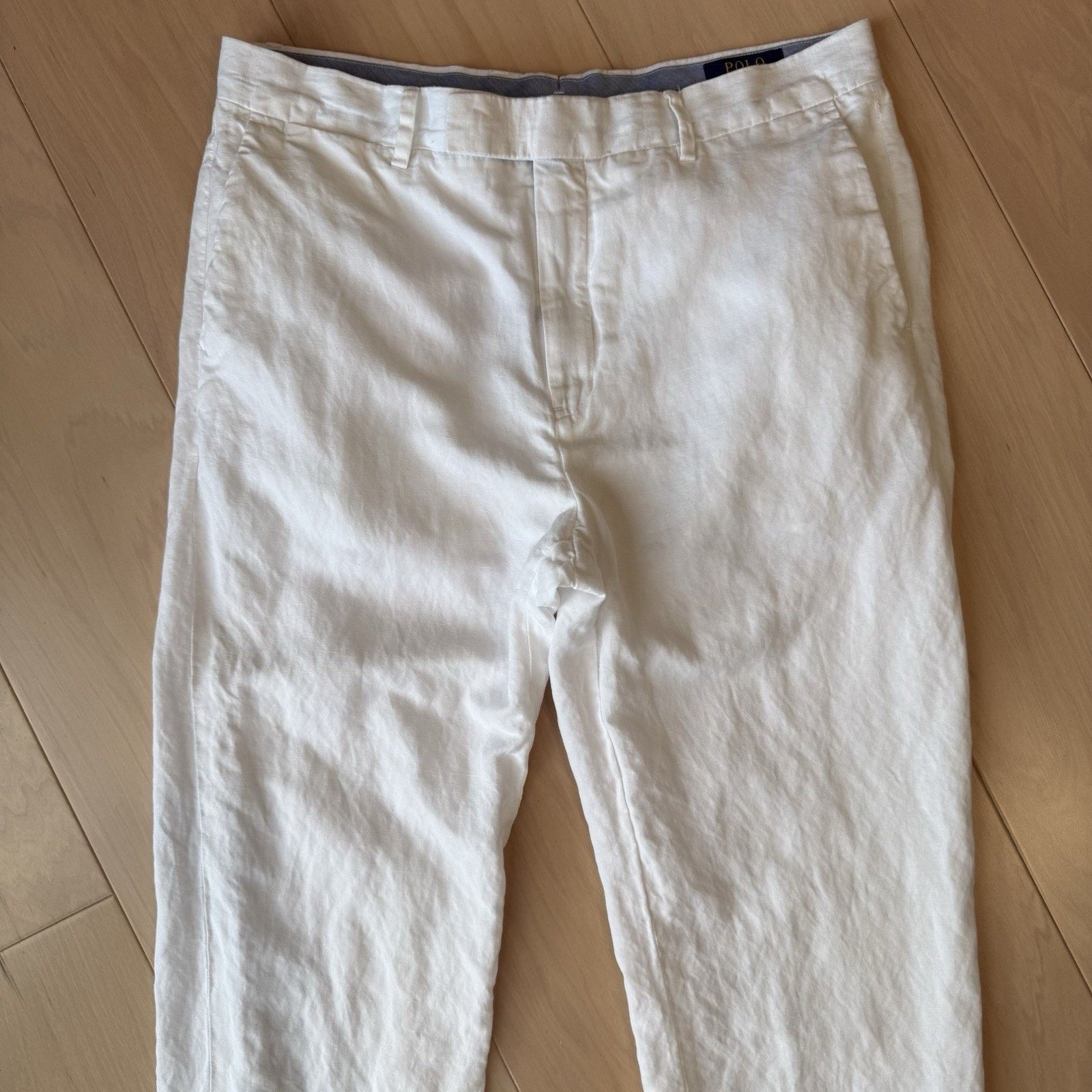 Polo Ralph Lauren Polo Ralph Lauren Linen Pants 34 White Minimalist Sportswear Size US 34 / EU 50 - 3 Thumbnail