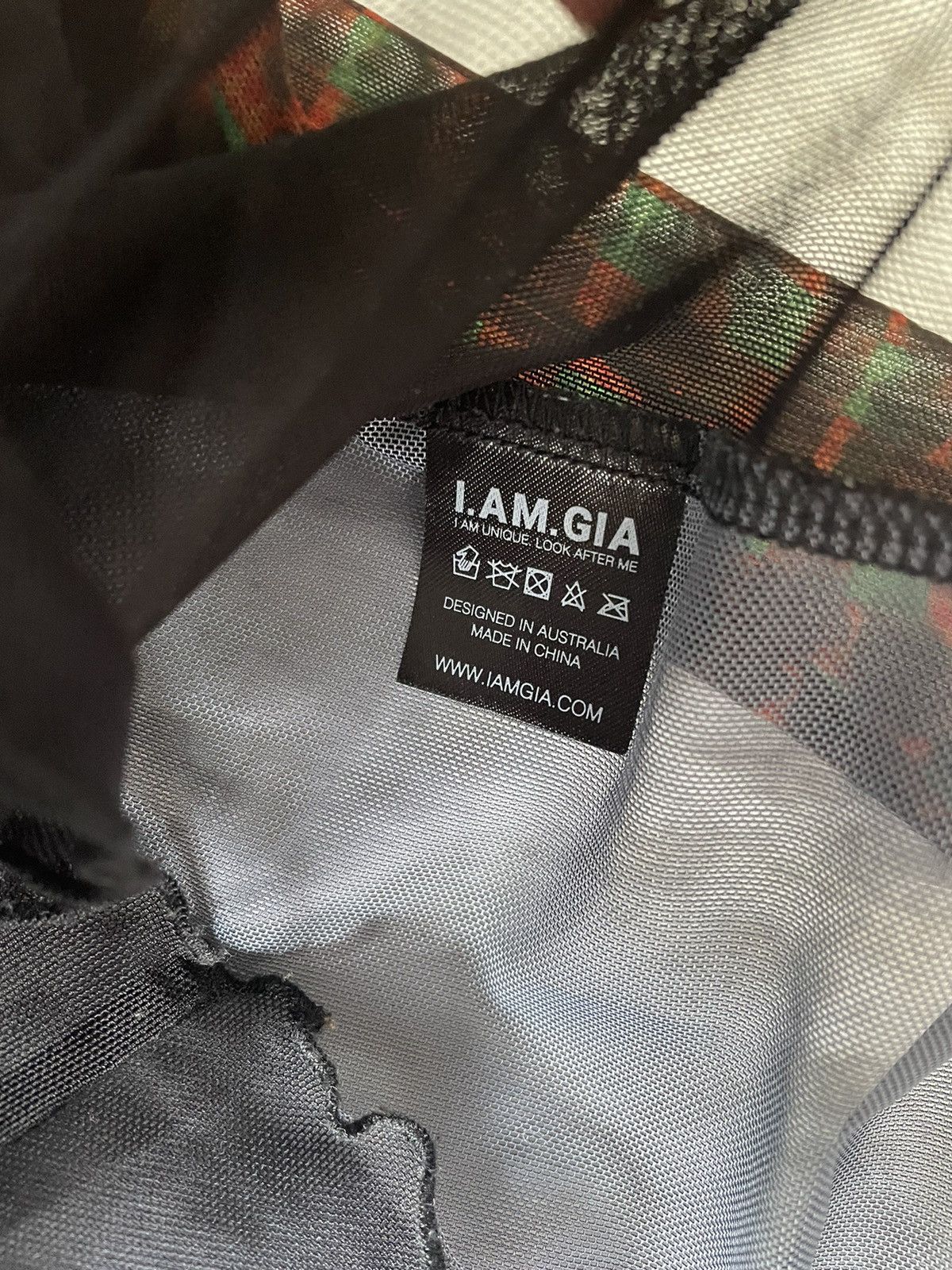I.AM.GIA Sheer multi color I Am Gia cropped long sleeve top Size XS / US 0-2 / IT 36-38 - 4 Thumbnail