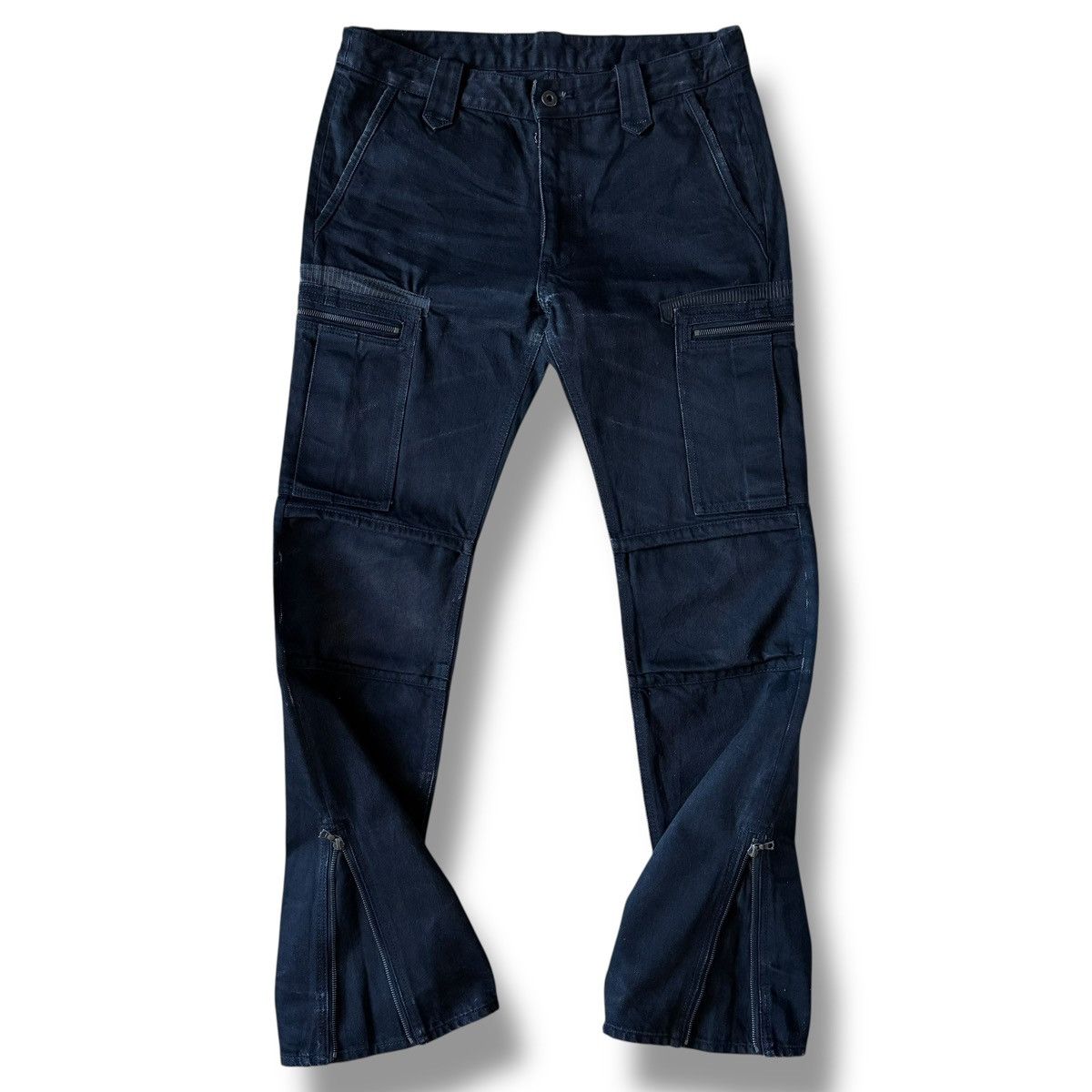 Isamu Katayama Backlash Isamu Katayama Backlash Cargo Bootcut Denim Jeans Size US 32 / EU 48 - 3 Thumbnail